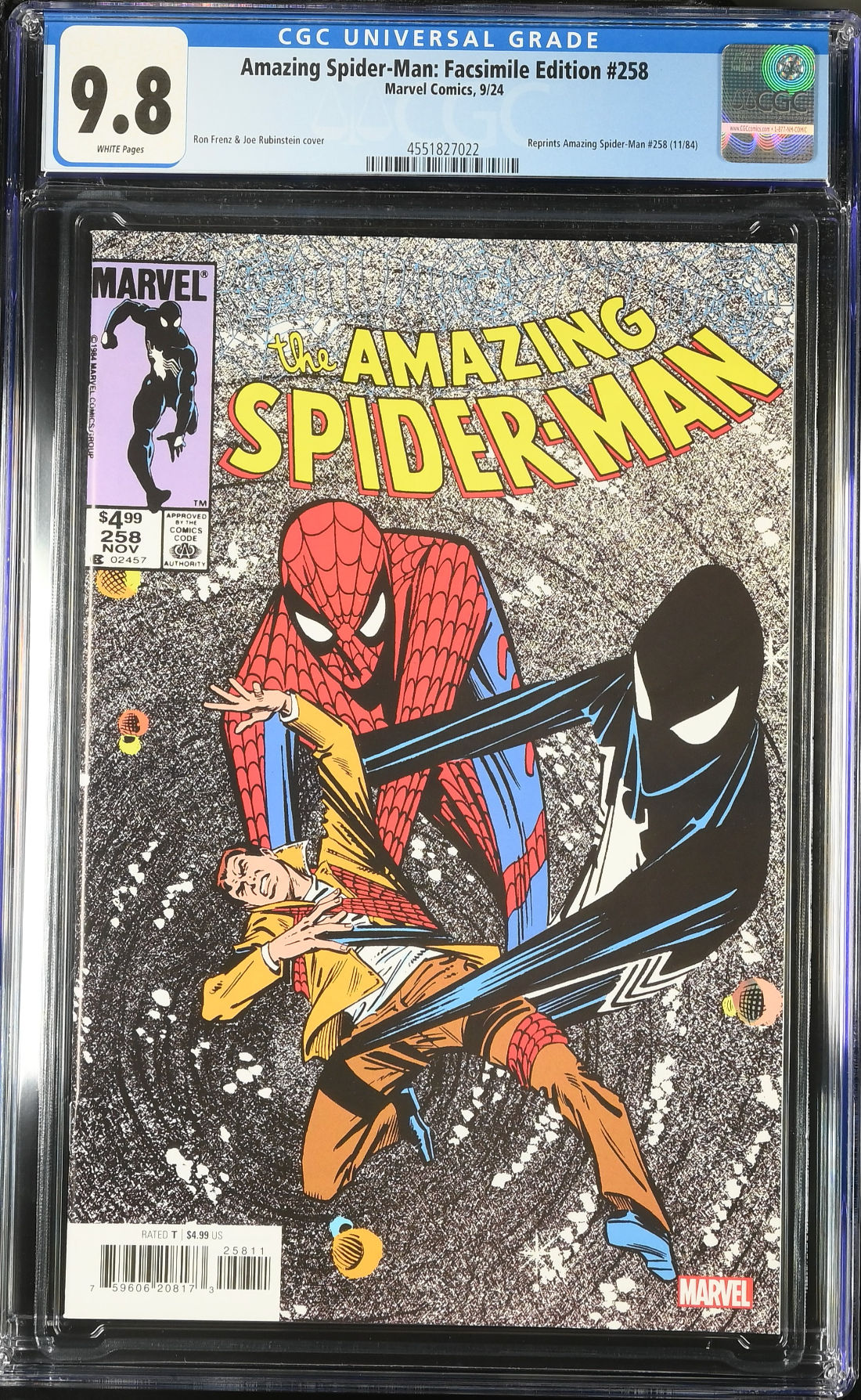 Amazing Spider-Man #258 Facsimile Edition CGC 9.8