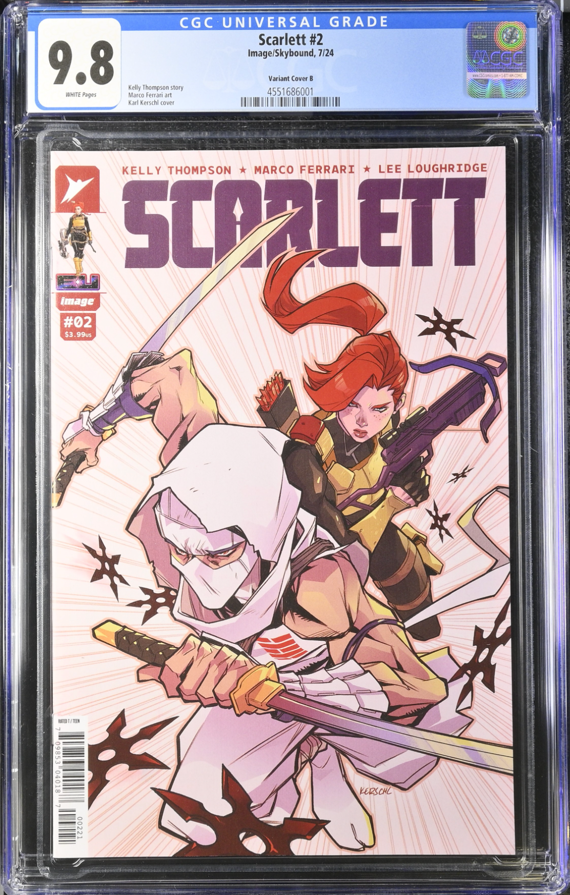 Scarlett #2 Kerschl Variant CGC 9.8