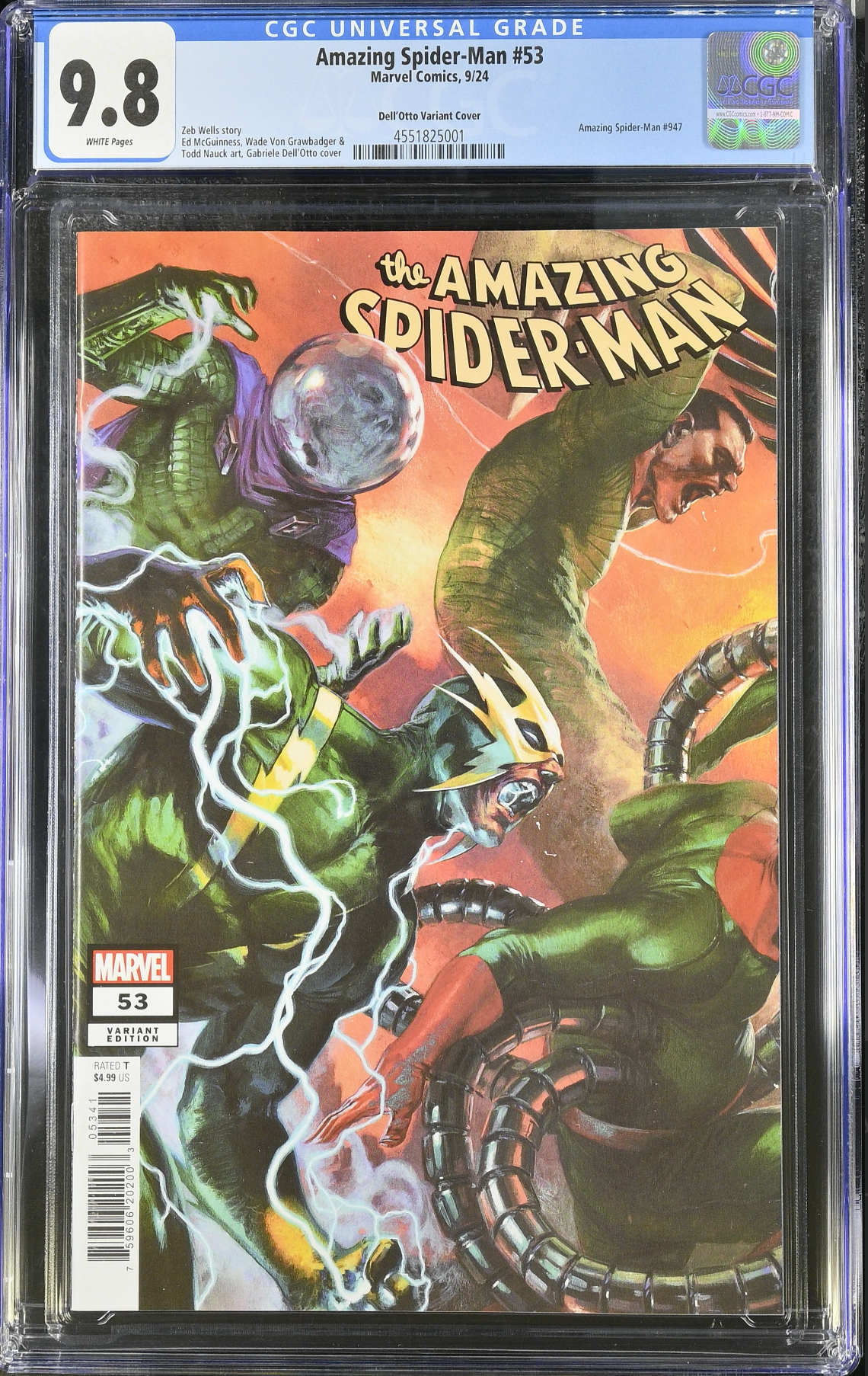 Amazing Spider-Man #53 Dell'Otto Connecting Variant CGC 9.8