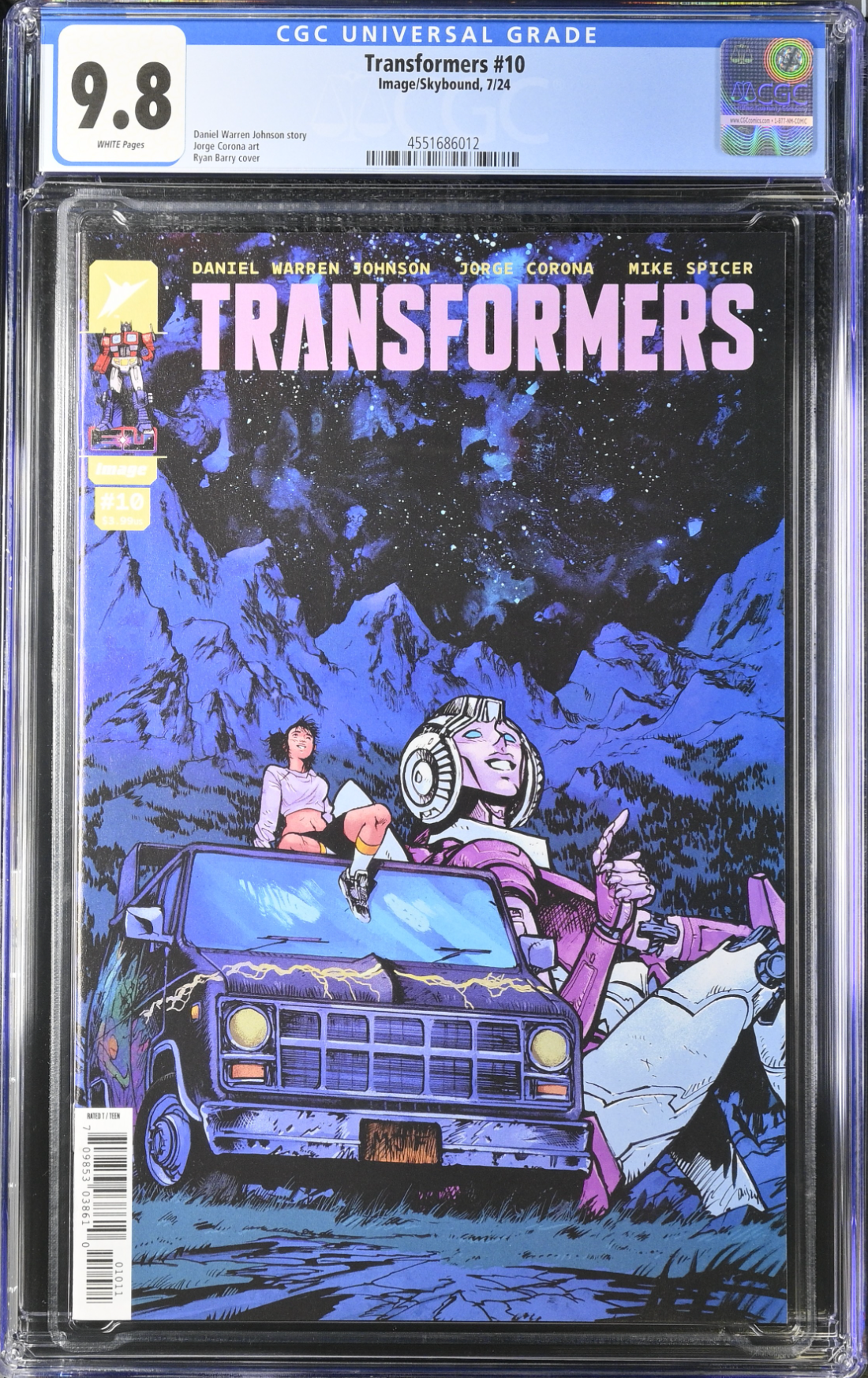 Transformers #10 CGC 9.8