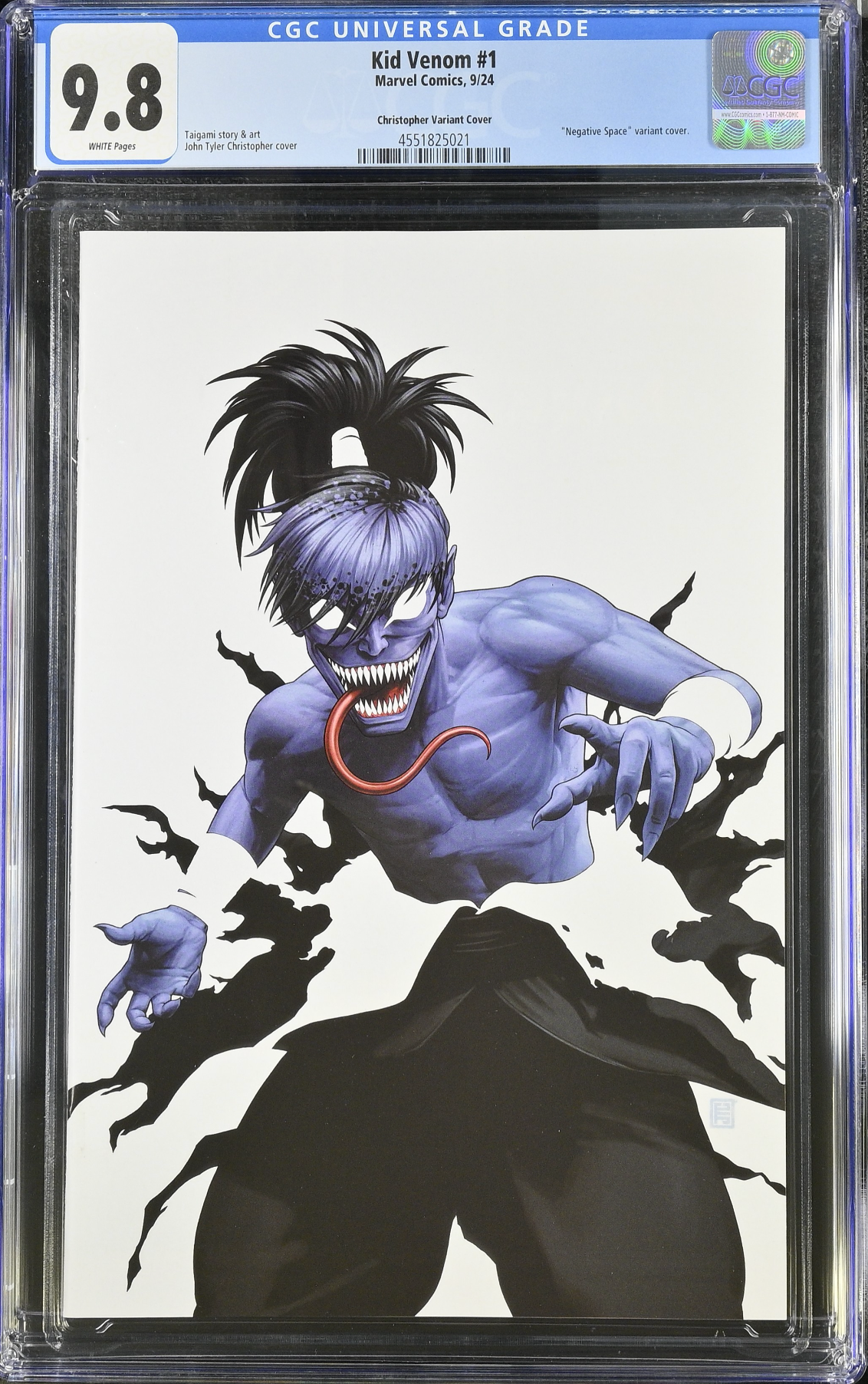 Kid Venom #1 Christopher Negative Space Variant CGC 9.8