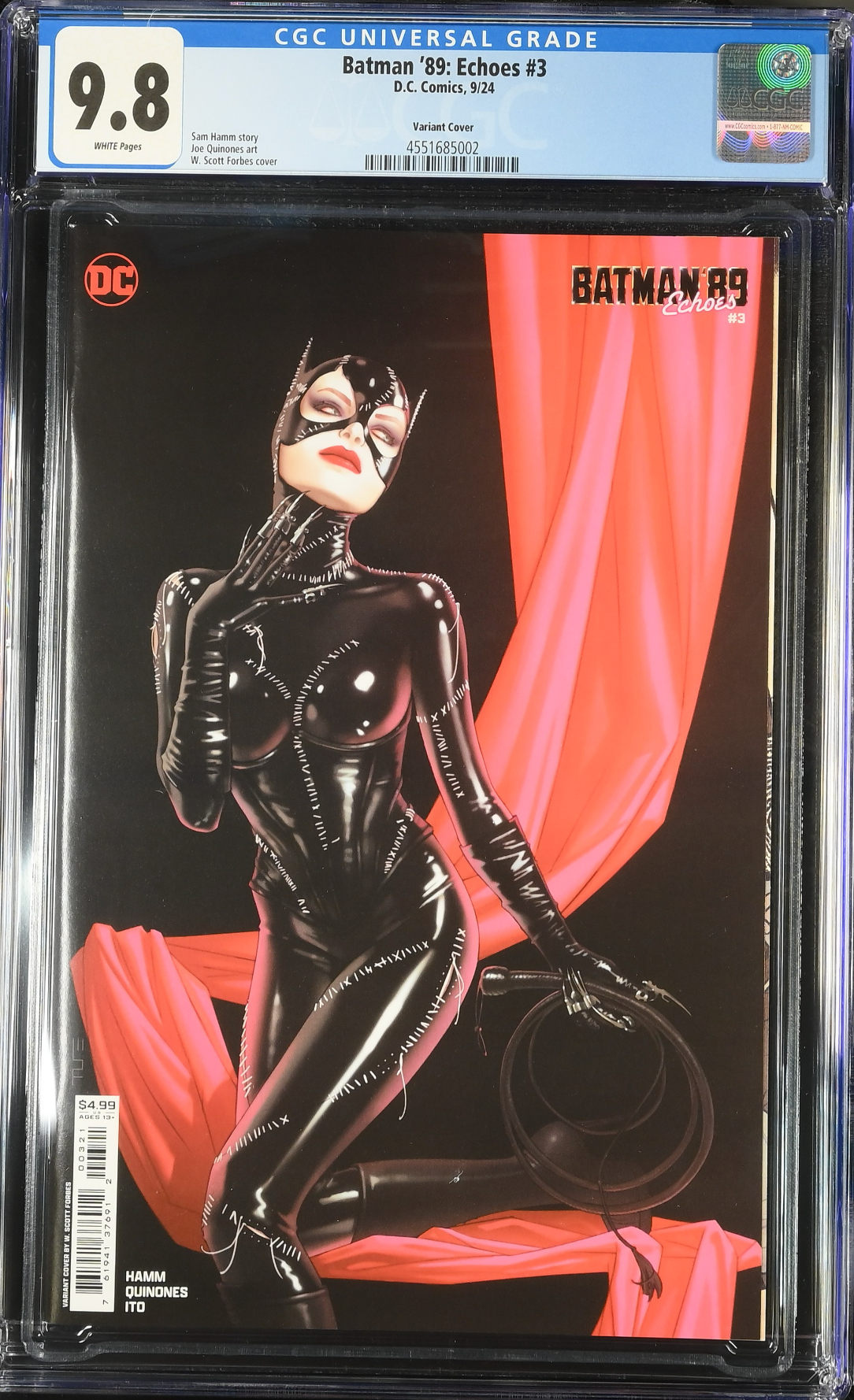 Batman '89: Echoes #3 Forbes Variant CGC 9.8