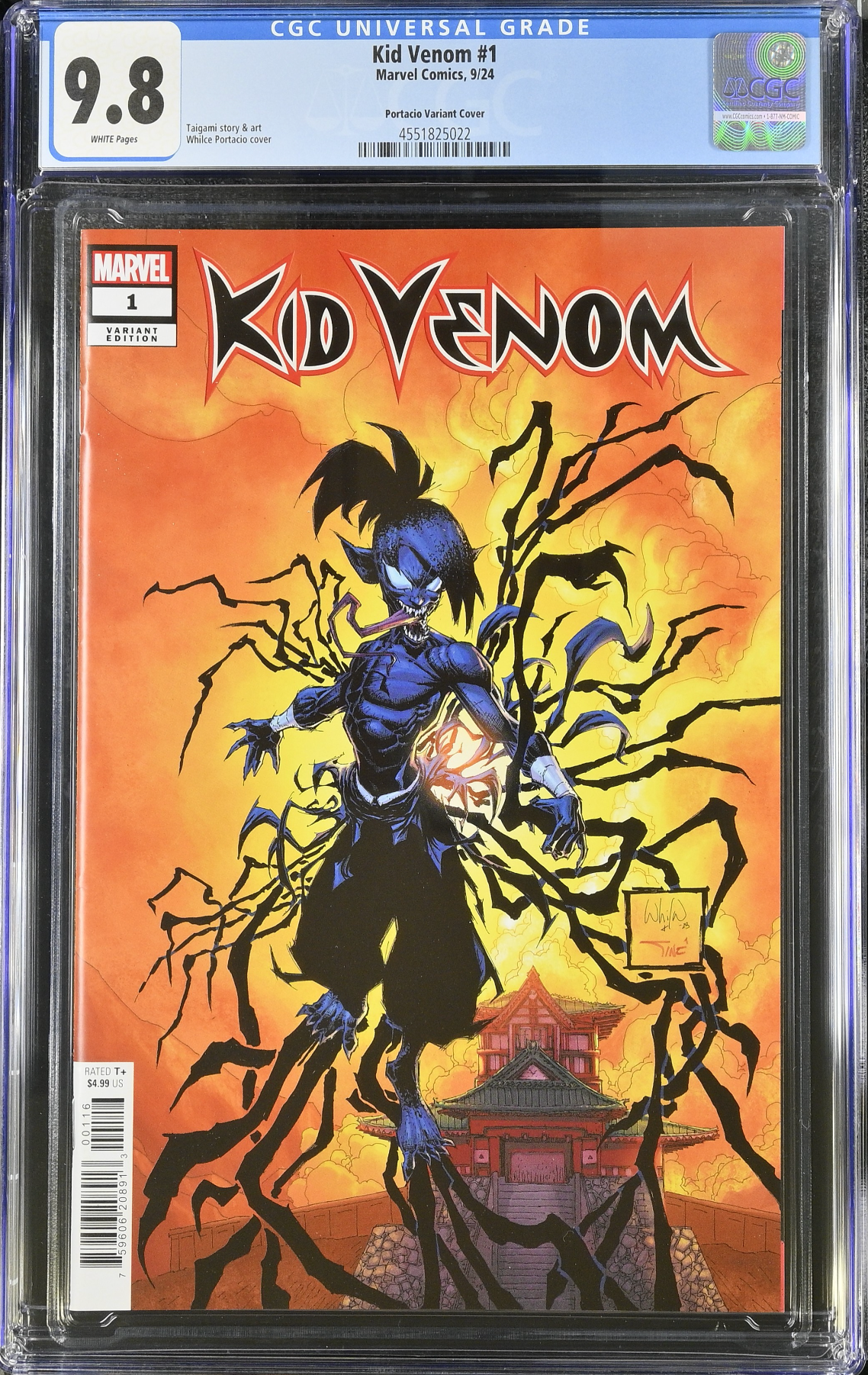 Kid Venom #1 Portacio 1:25 Retailer Incentive Variant CGC 9.8