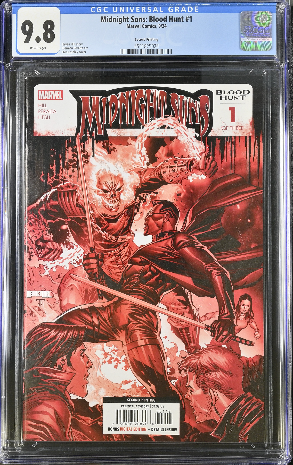 Midnight Sons: Blood Hunt #1 Second Printing CGC 9.8