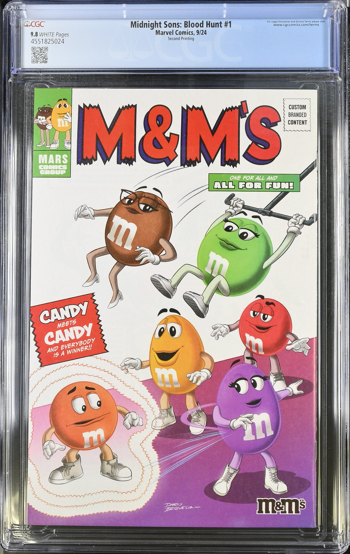 Midnight Sons: Blood Hunt #1 Second Printing CGC 9.8