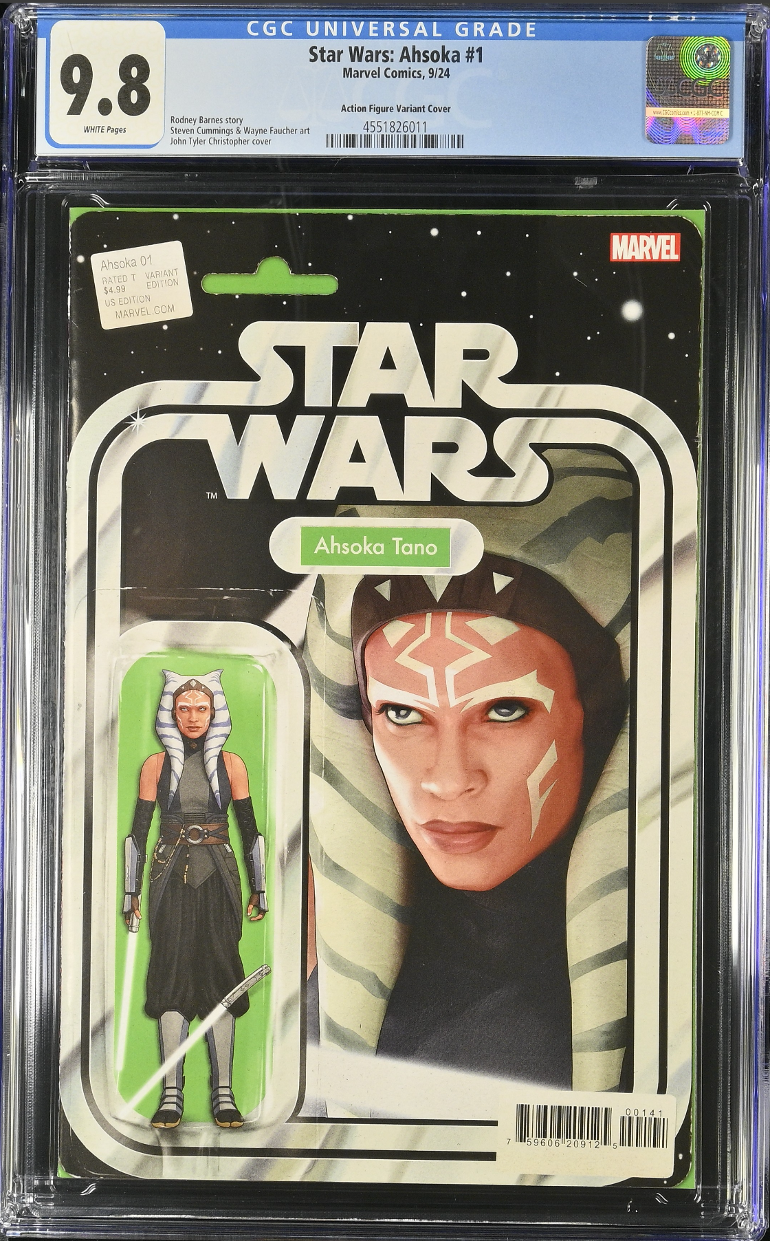 Star Wars: Ahsoka #1 Action Figure Variant CGC 9.8