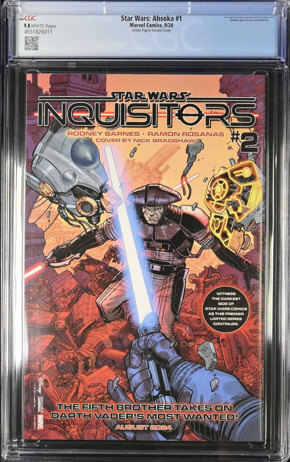 Star Wars: Ahsoka #1 Action Figure Variant CGC 9.8