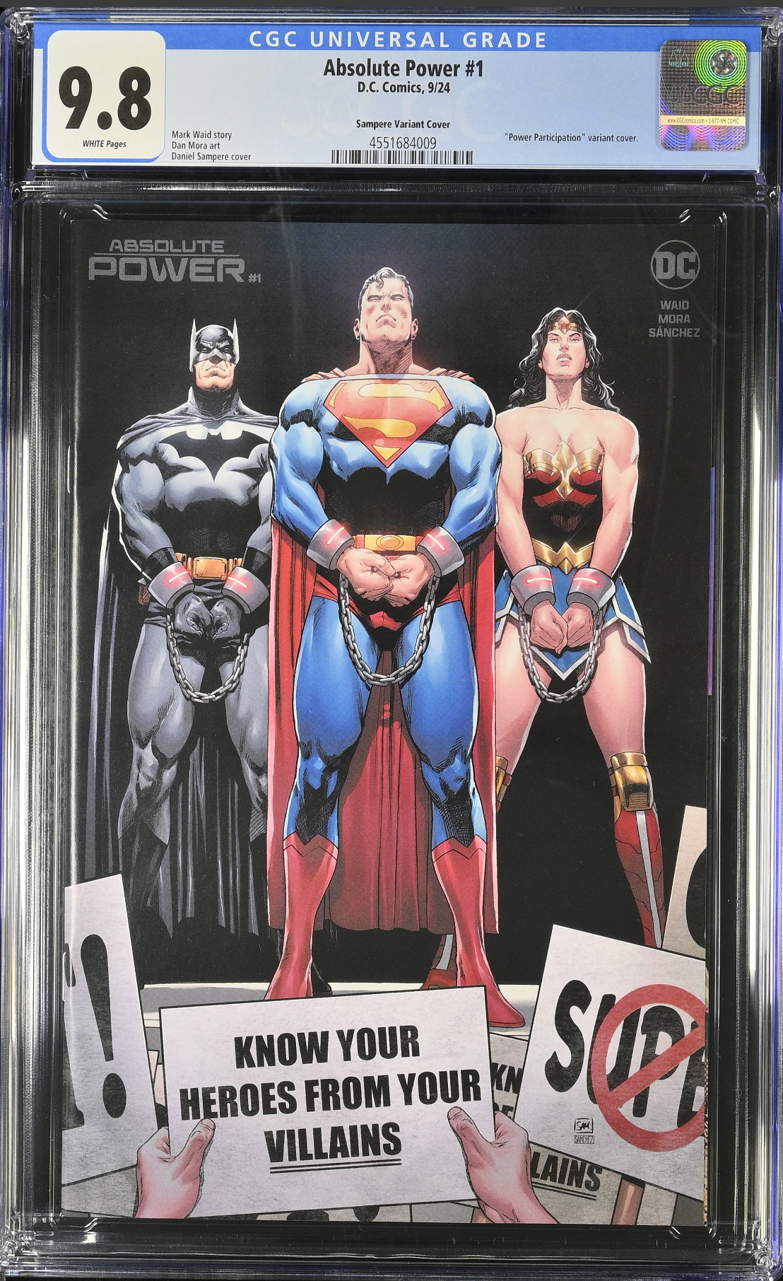 Absolute Power #1 Sampere Variant CGC 9.8