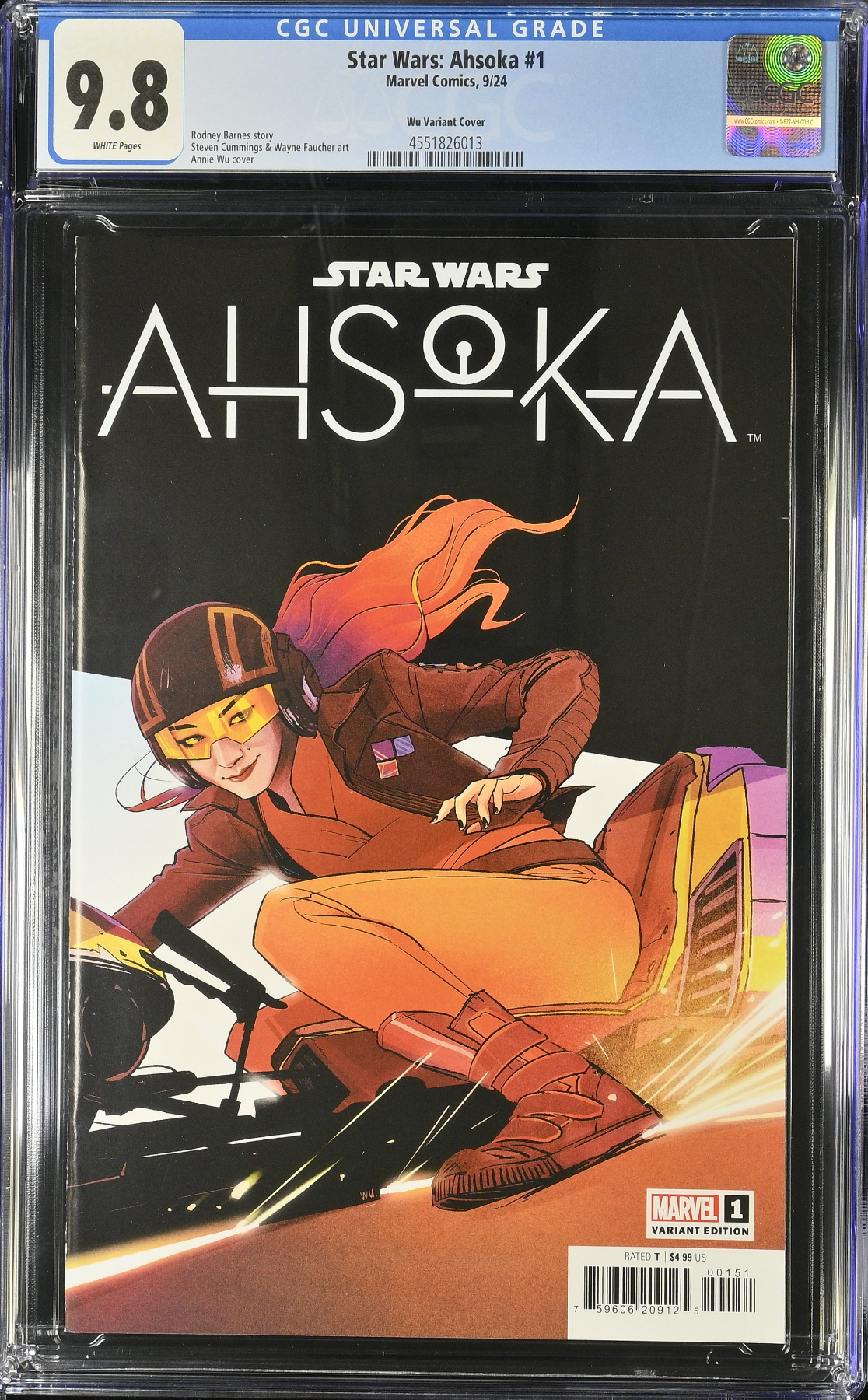 Star Wars: Ahsoka #1 Wu Variant CGC 9.8