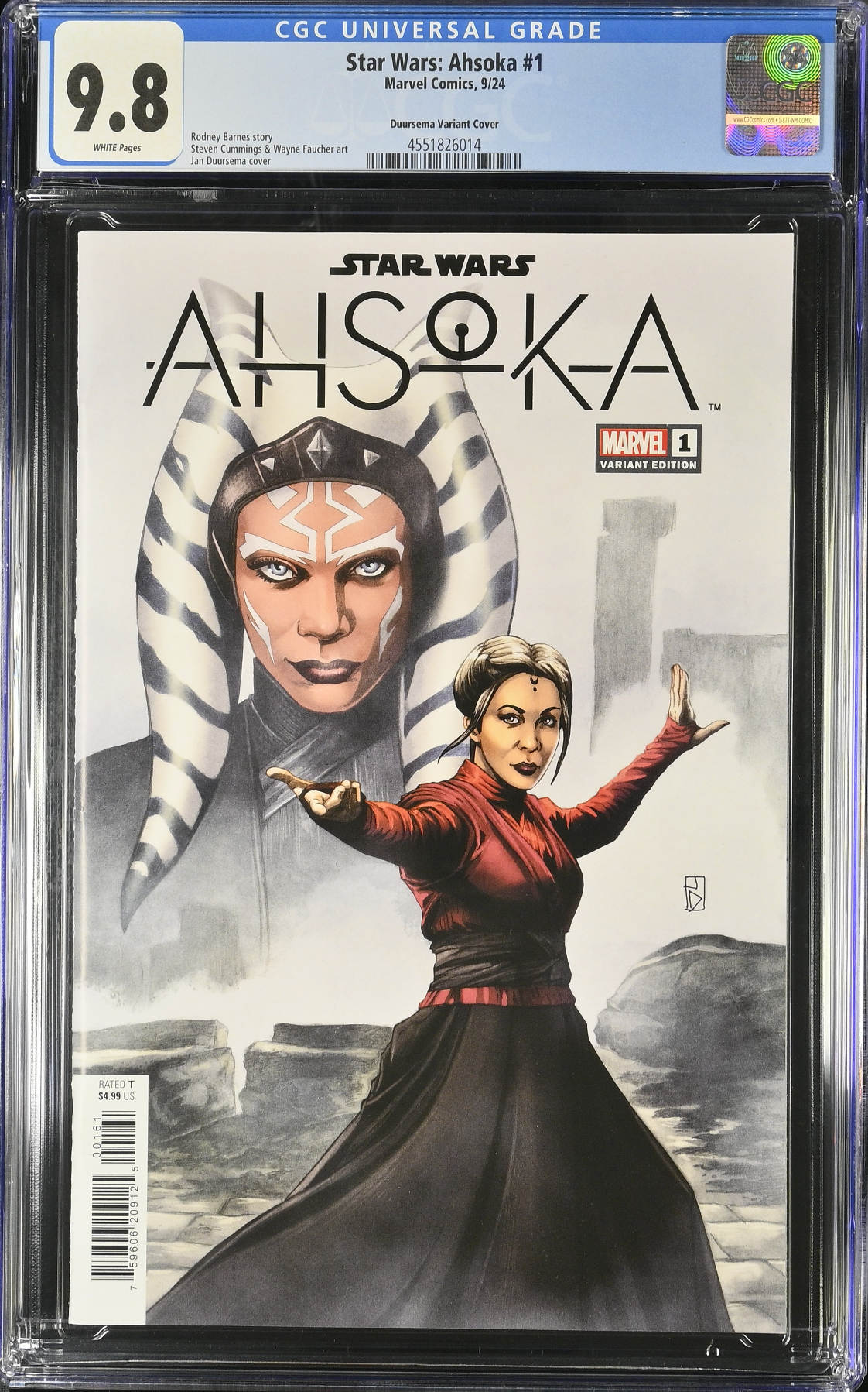 Star Wars: Ahsoka #1 Duursema Variant CGC 9.8