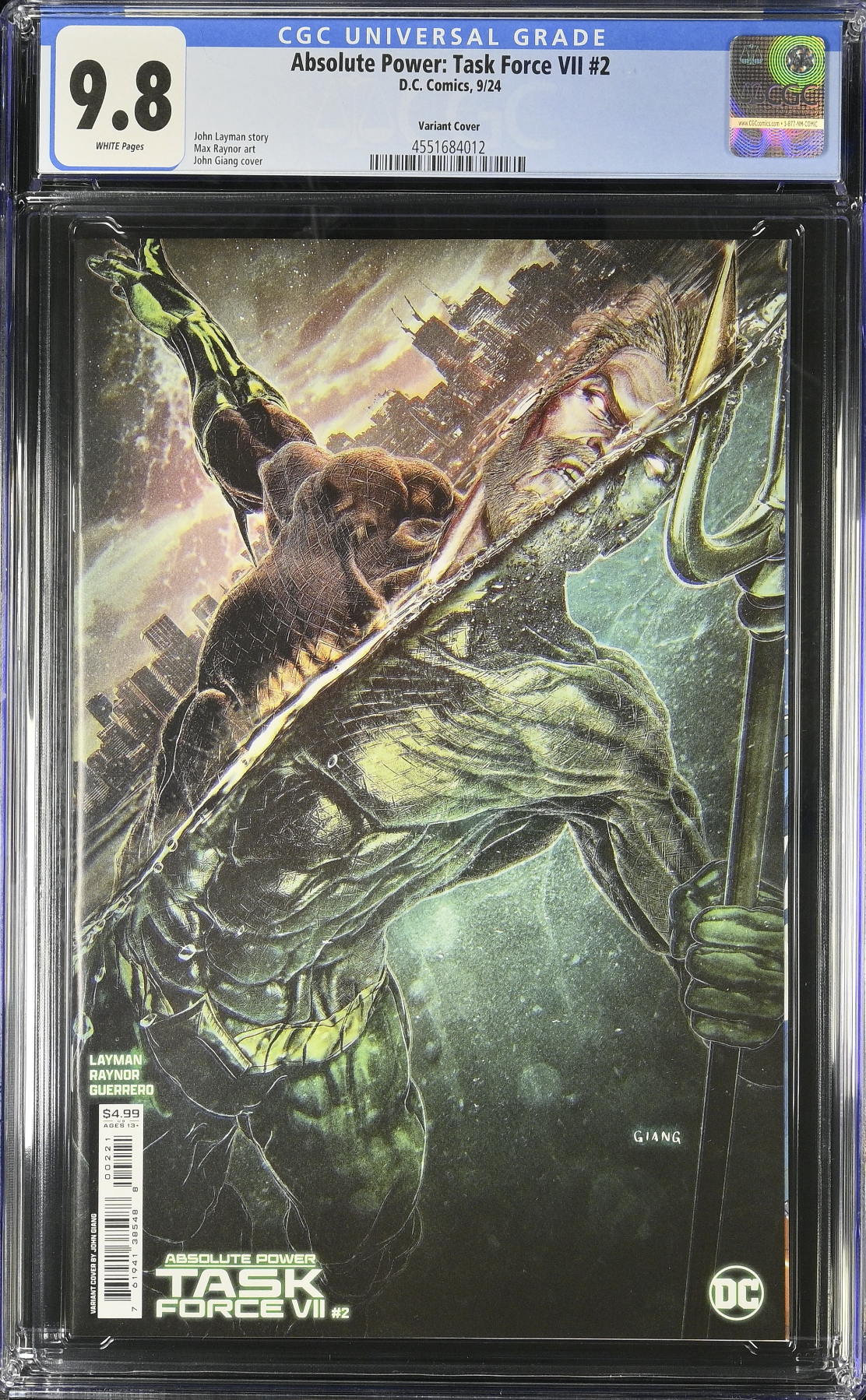 Absolute Power: Task Force VII #2 Giang Variant CGC 9.8