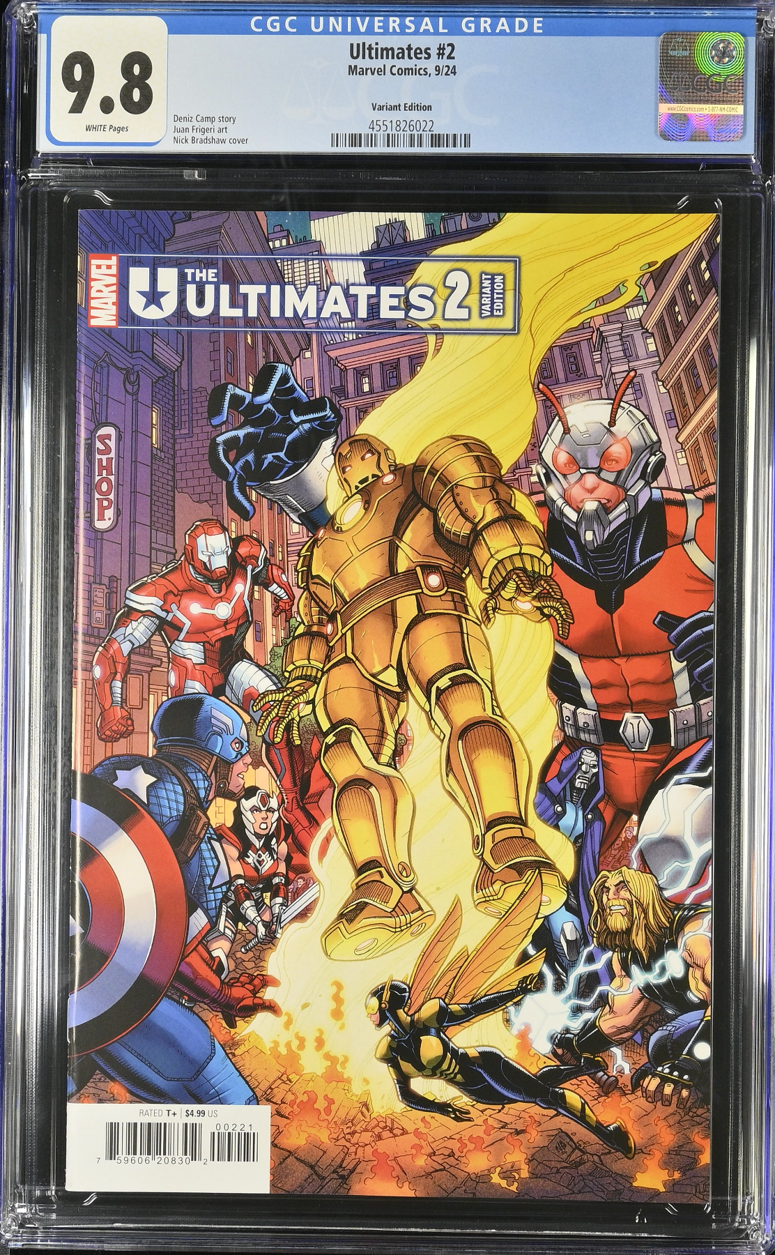 The Ultimates #2 Bradshaw Variant CGC 9.8