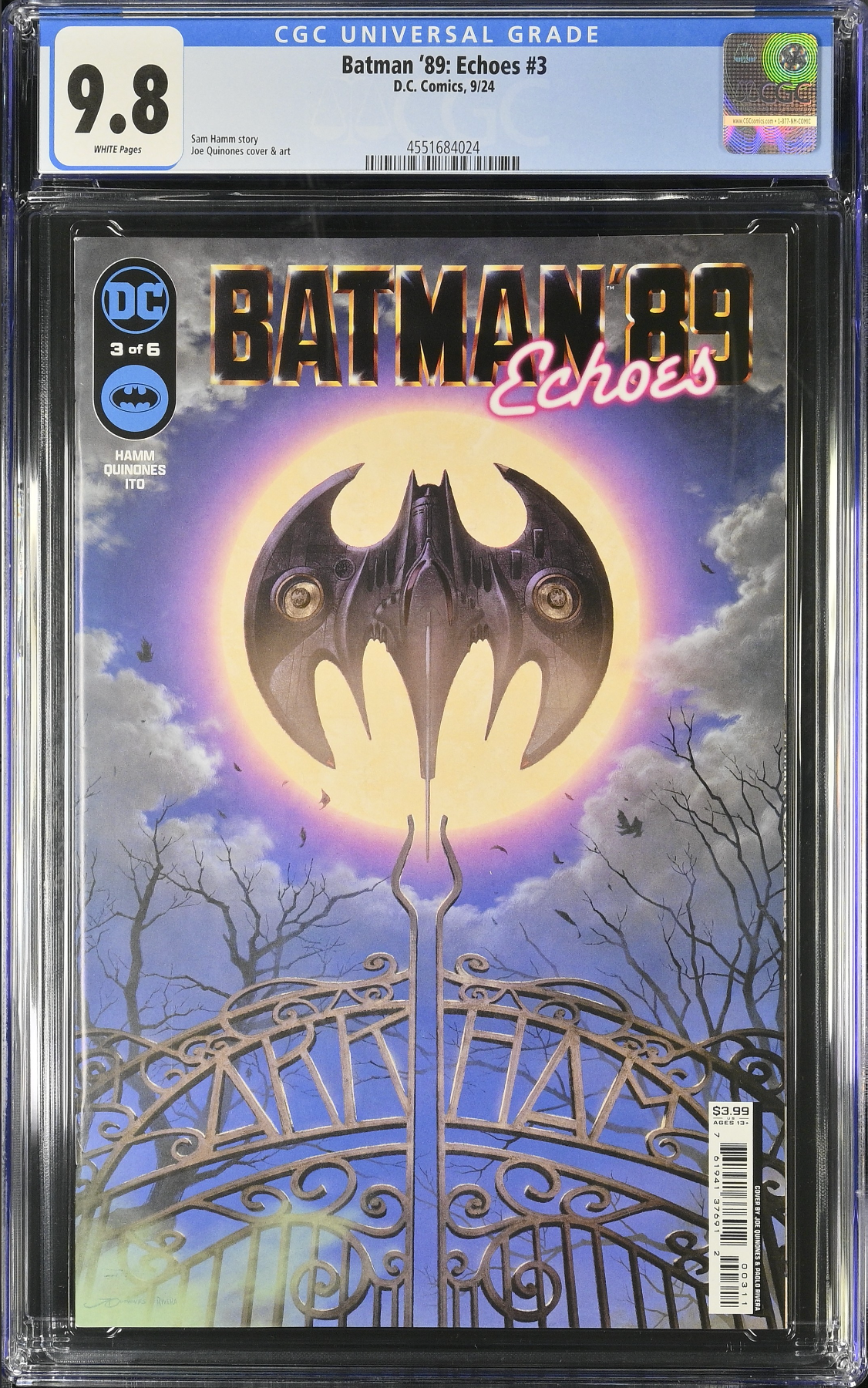 Batman '89: Echoes #3 CGC 9.8