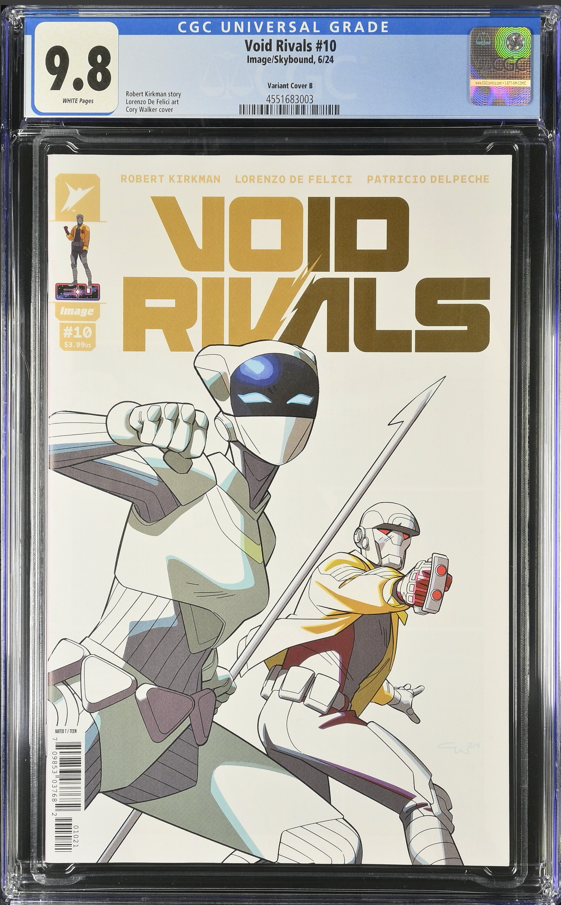 Void Rivals #10 Walker Variant CGC 9.8