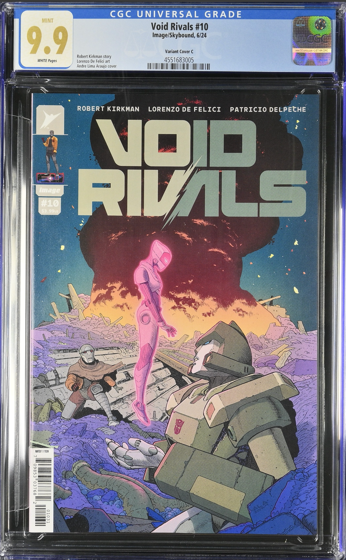 Void Rivals #10 Araujo 1:10 Retailer Incentive Variant CGC 9.9