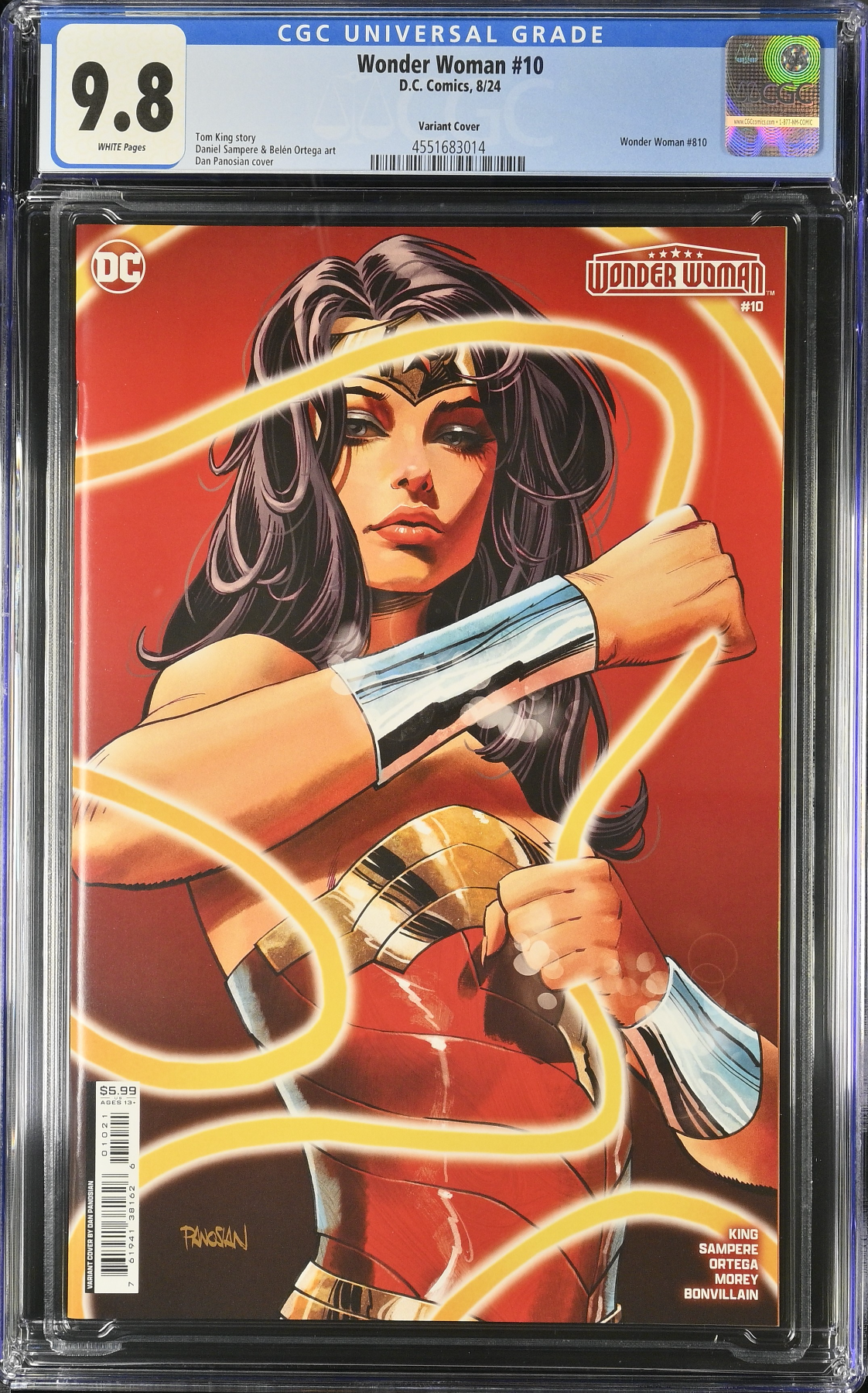 Wonder Woman #10 Panosian Variant CGC 9.8