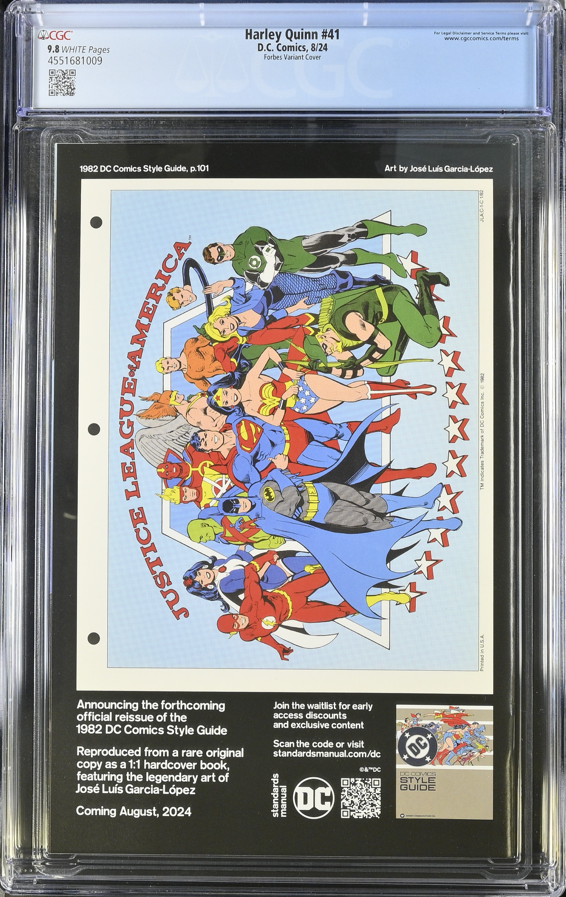 Harley Quinn #41 Forbes Variant CGC 9.8