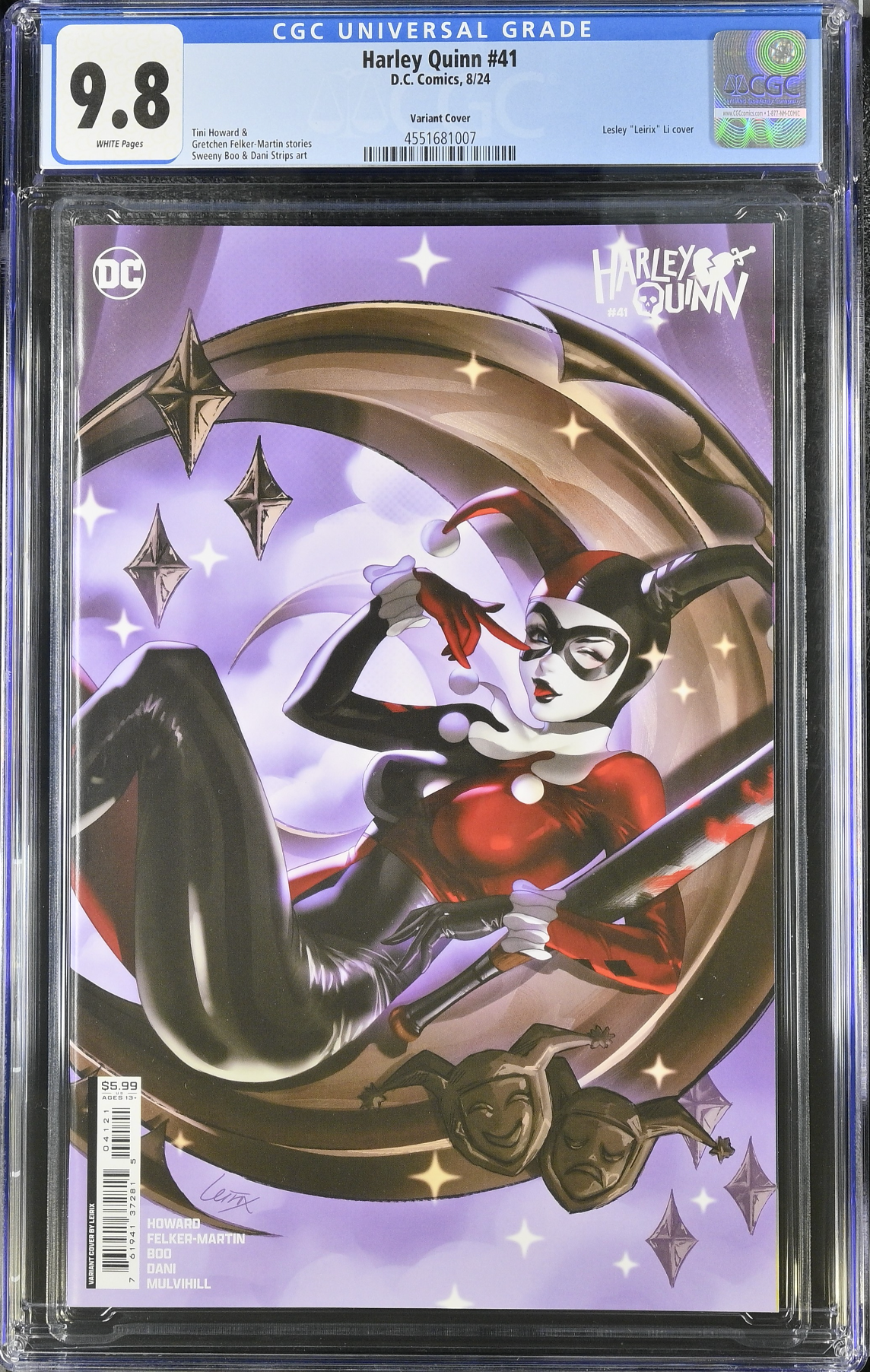 Harley Quinn #41 Li Variant CGC 9.8