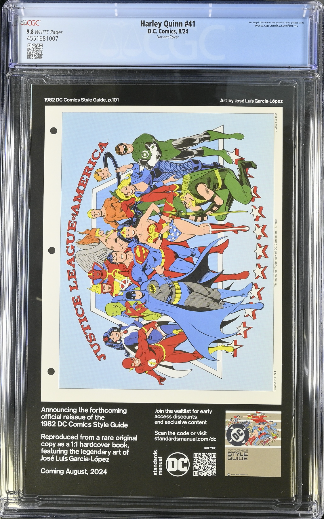 Harley Quinn #41 Li Variant CGC 9.8