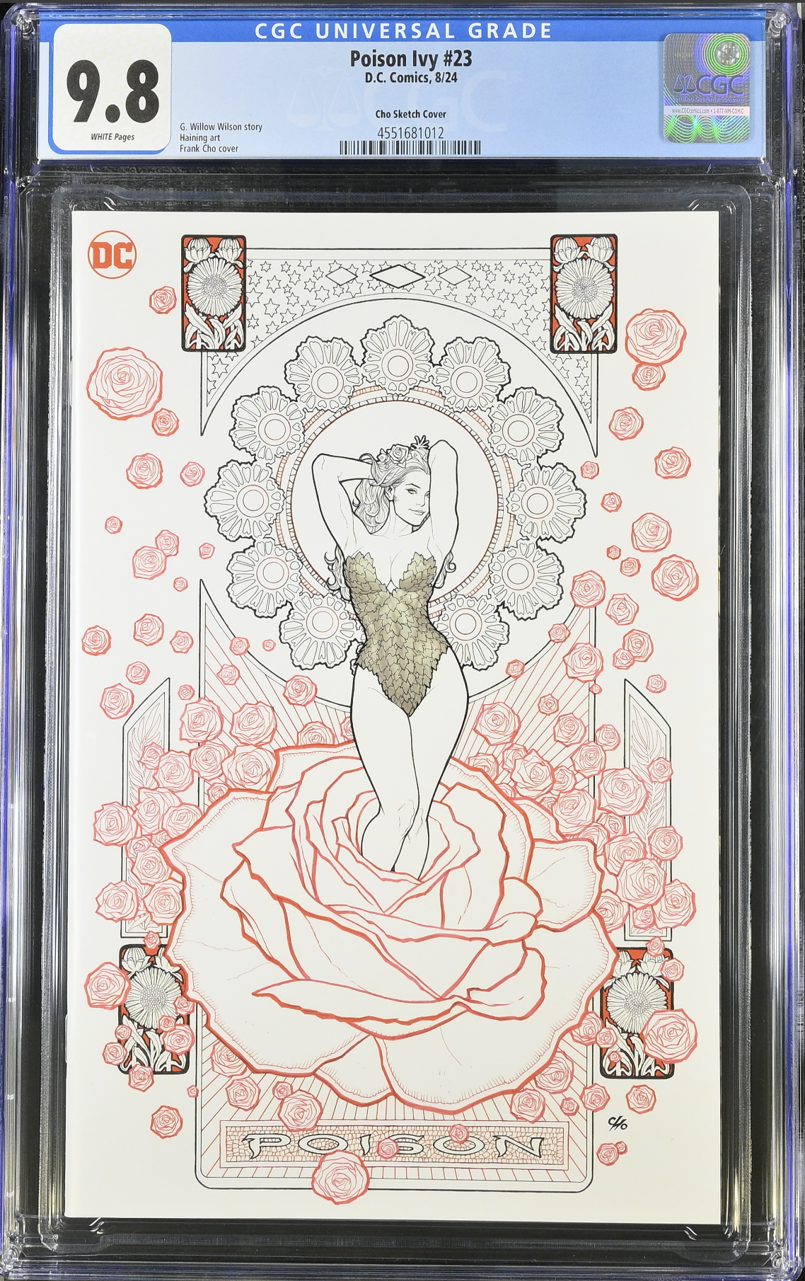 Poison Ivy #23 Cho 1:50 Retailer Incentive Variant CGC 9.8