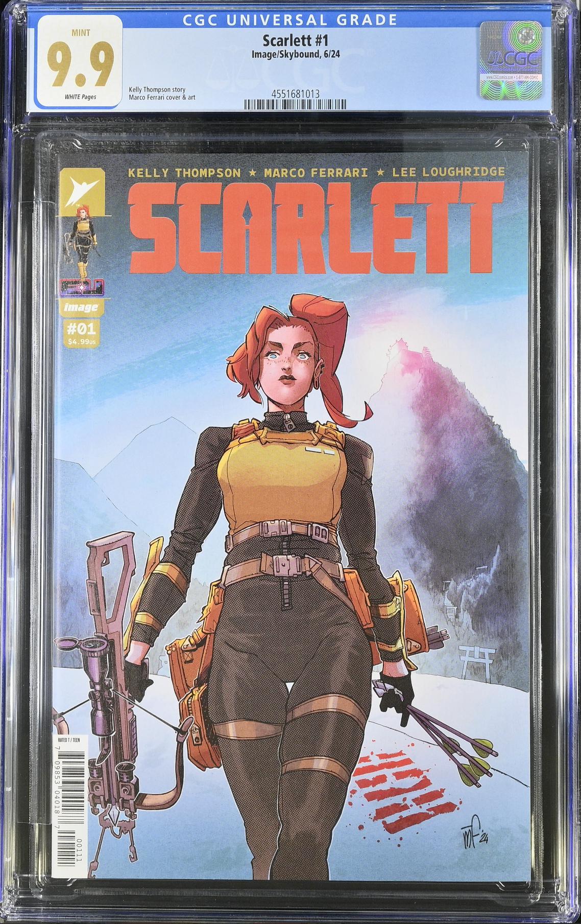 Scarlett #1 CGC 9.9