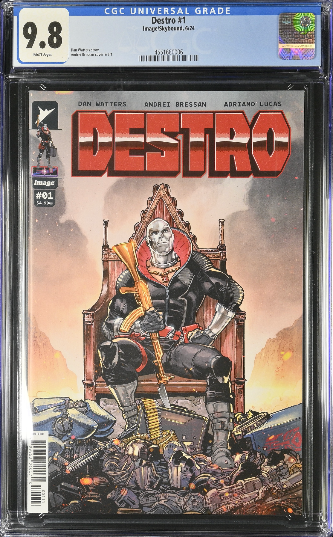 Destro #1 CGC 9.8