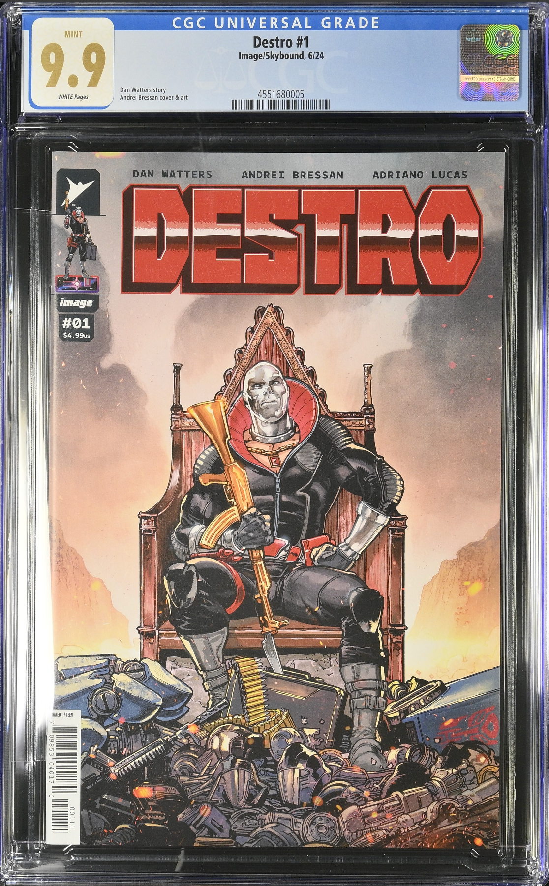 Destro #1 CGC 9.9