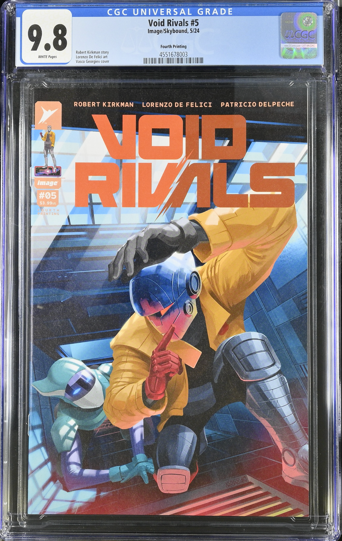 Void Rivals #5 Fourth Printing CGC 9.8