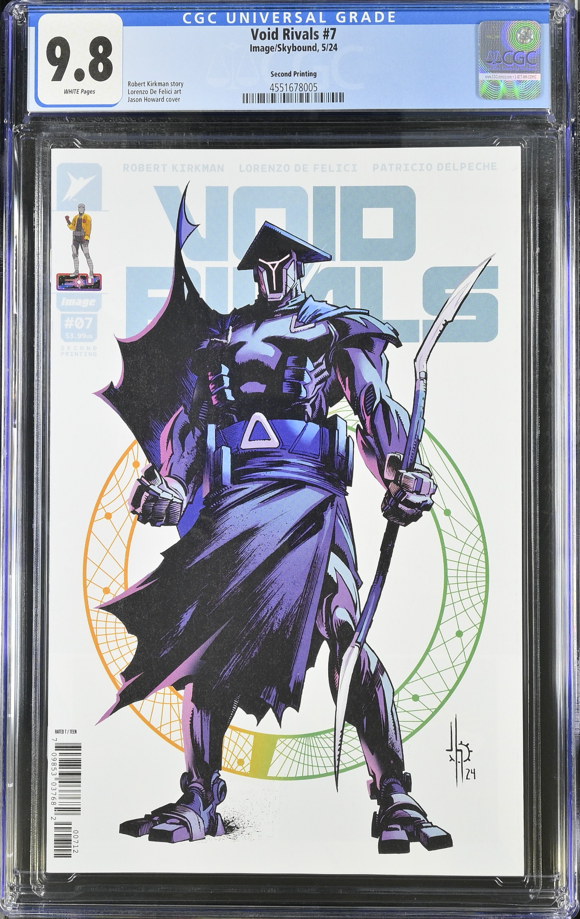 Void Rivals #7 Second Printing CGC 9.8