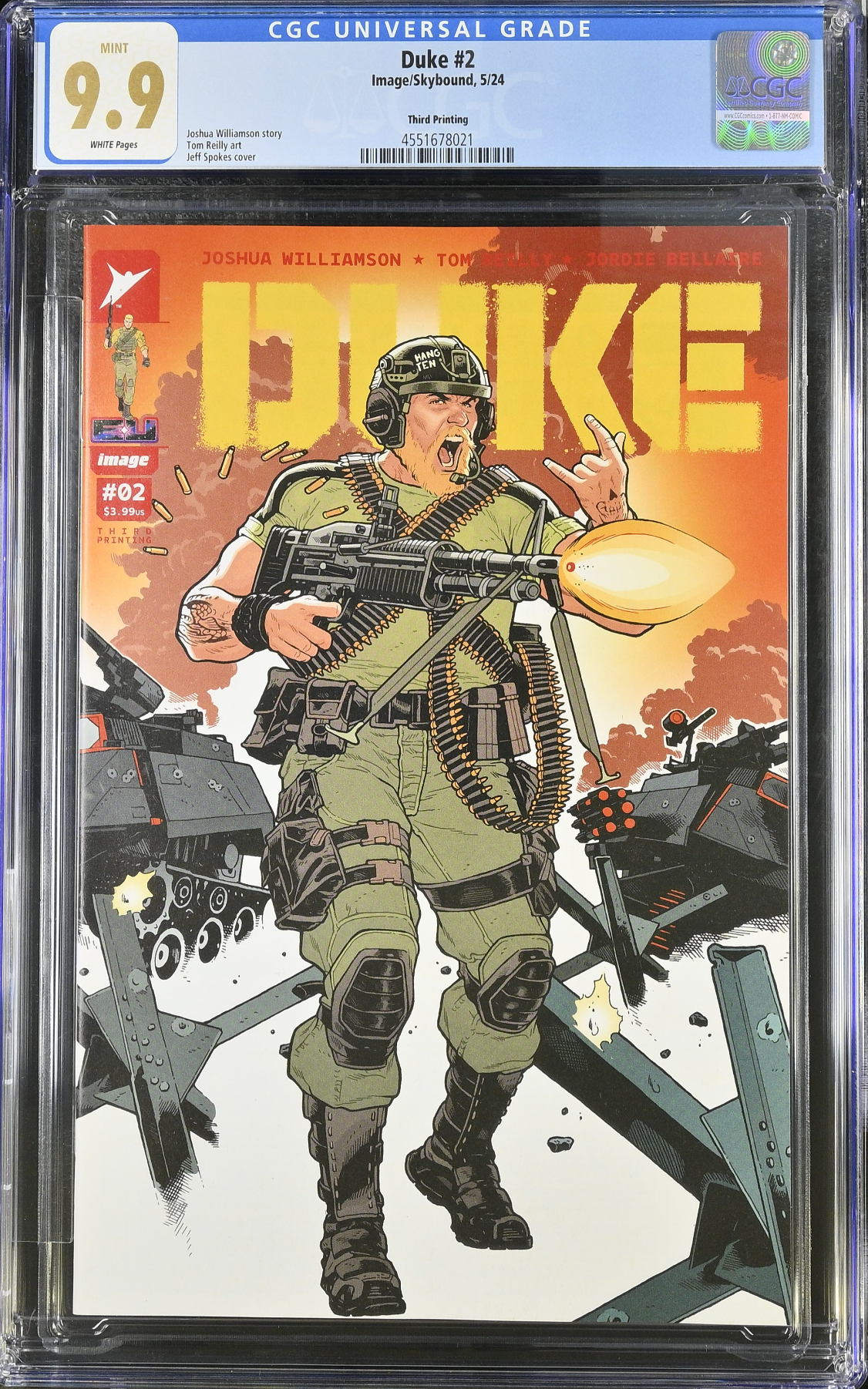 Duke #2 Third Printing CGC 9.9