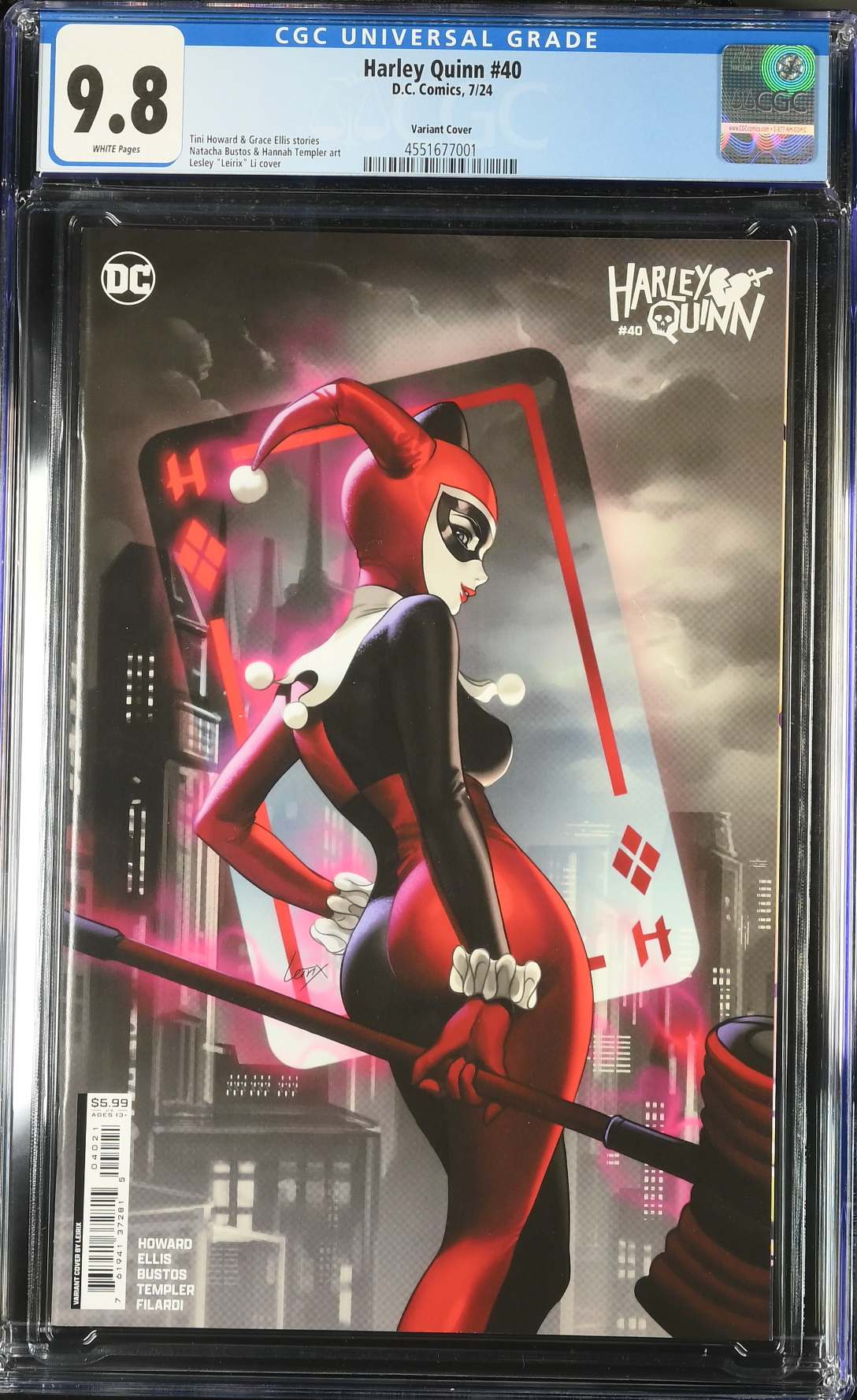 Harley Quinn #40 Li Variant CGC 9.8