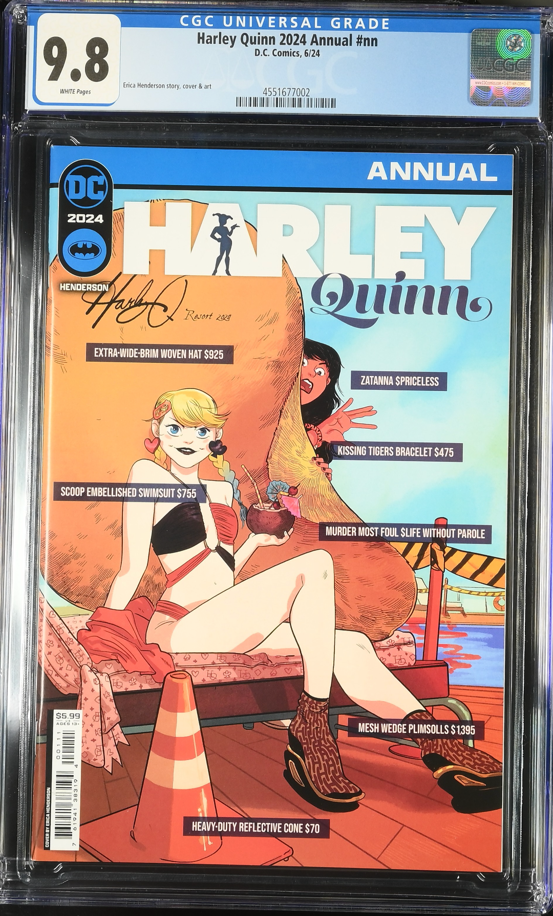 Harley Quinn 2024 Annual #1 CGC 9.8