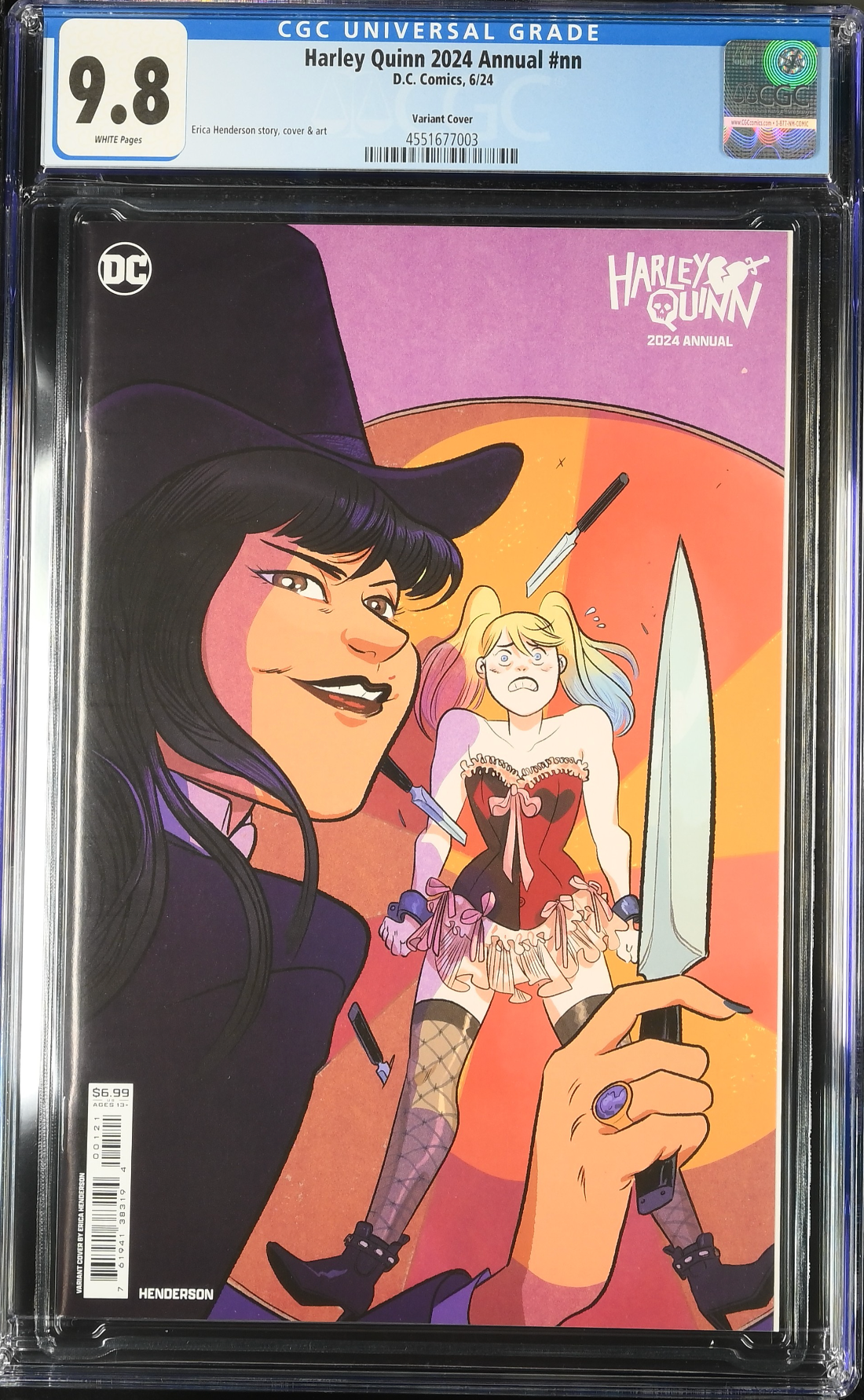 Harley Quinn 2024 Annual #1 Henderson Variant CGC 9.8