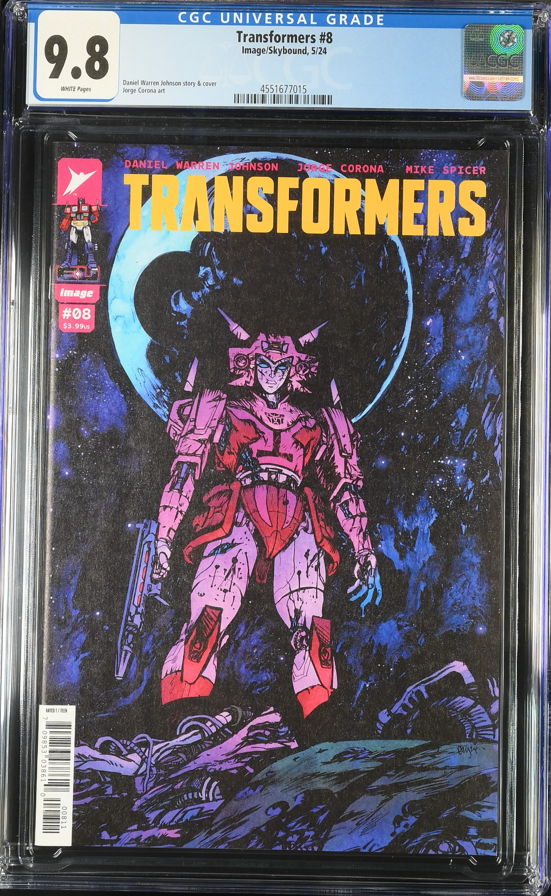 Transformers #8 CGC 9.8