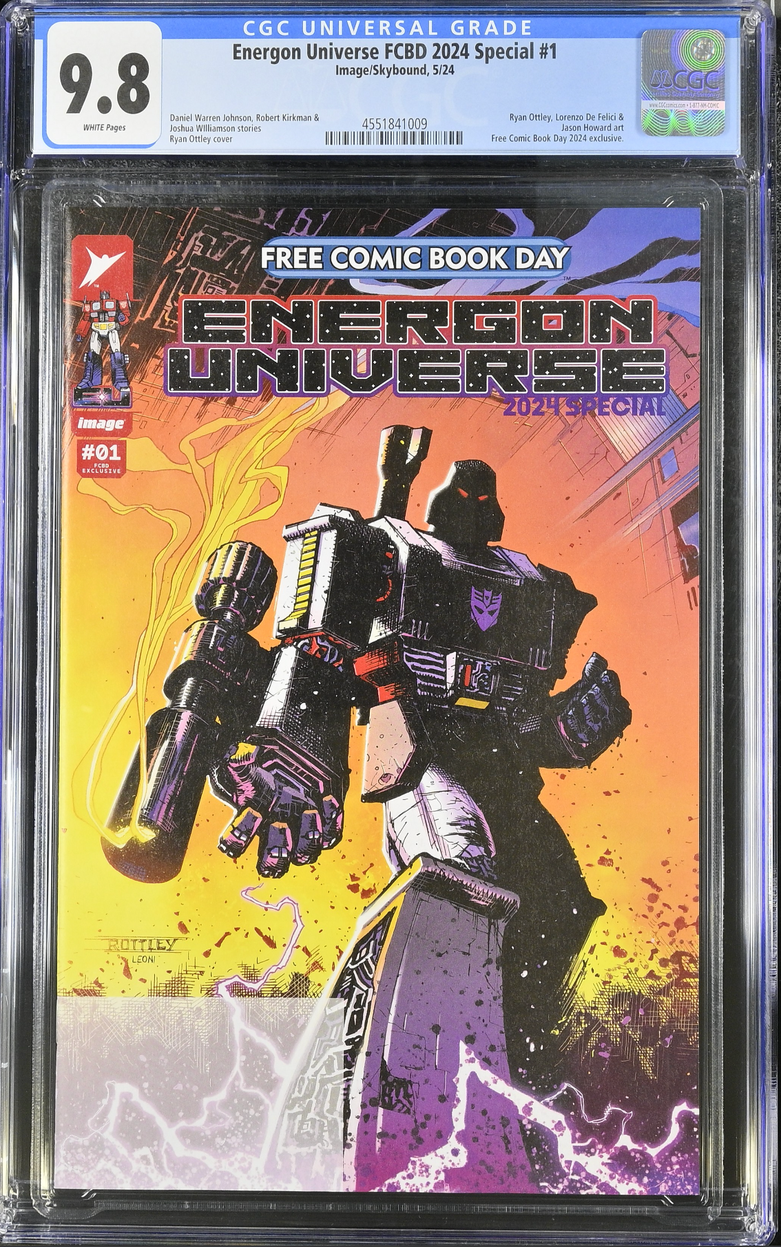 Energon Universe Special #1 FCBD 2024 CGC 9.8