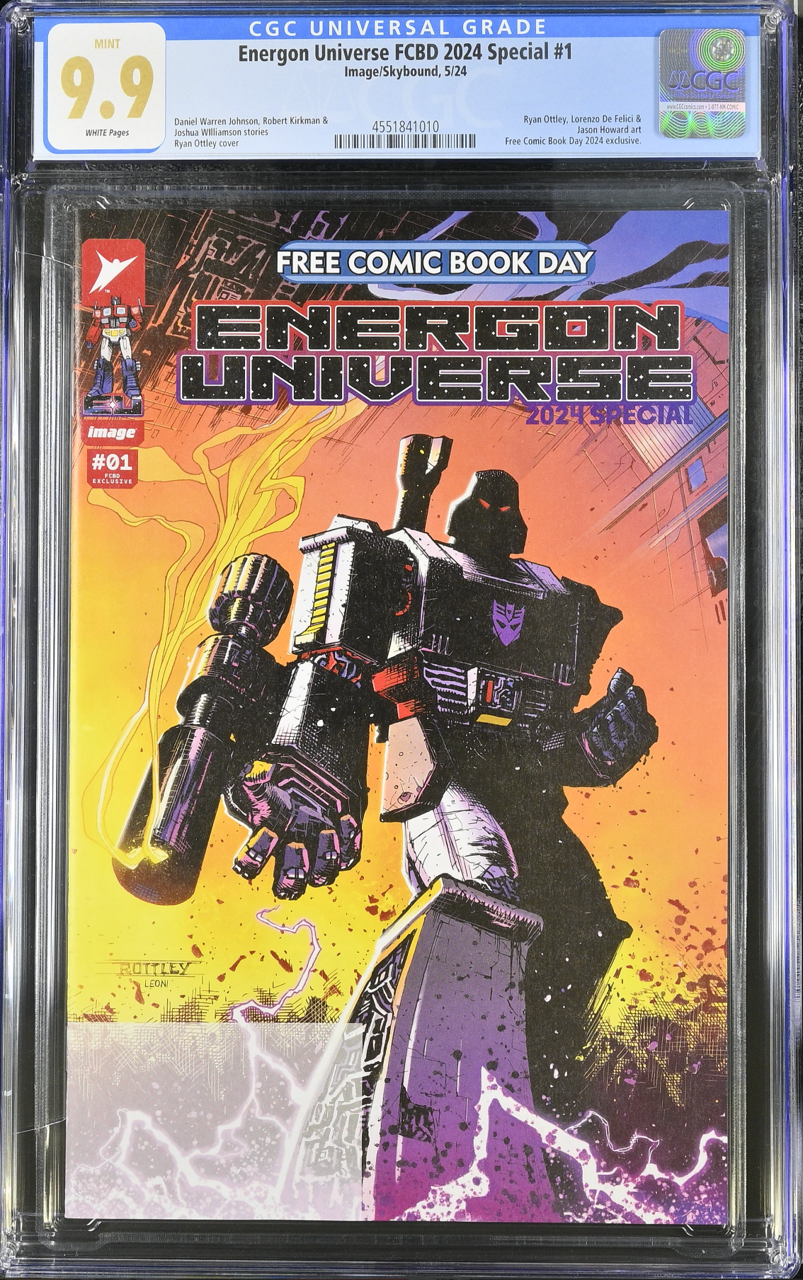Energon Universe Special #1 FCBD 2024 CGC 9.9