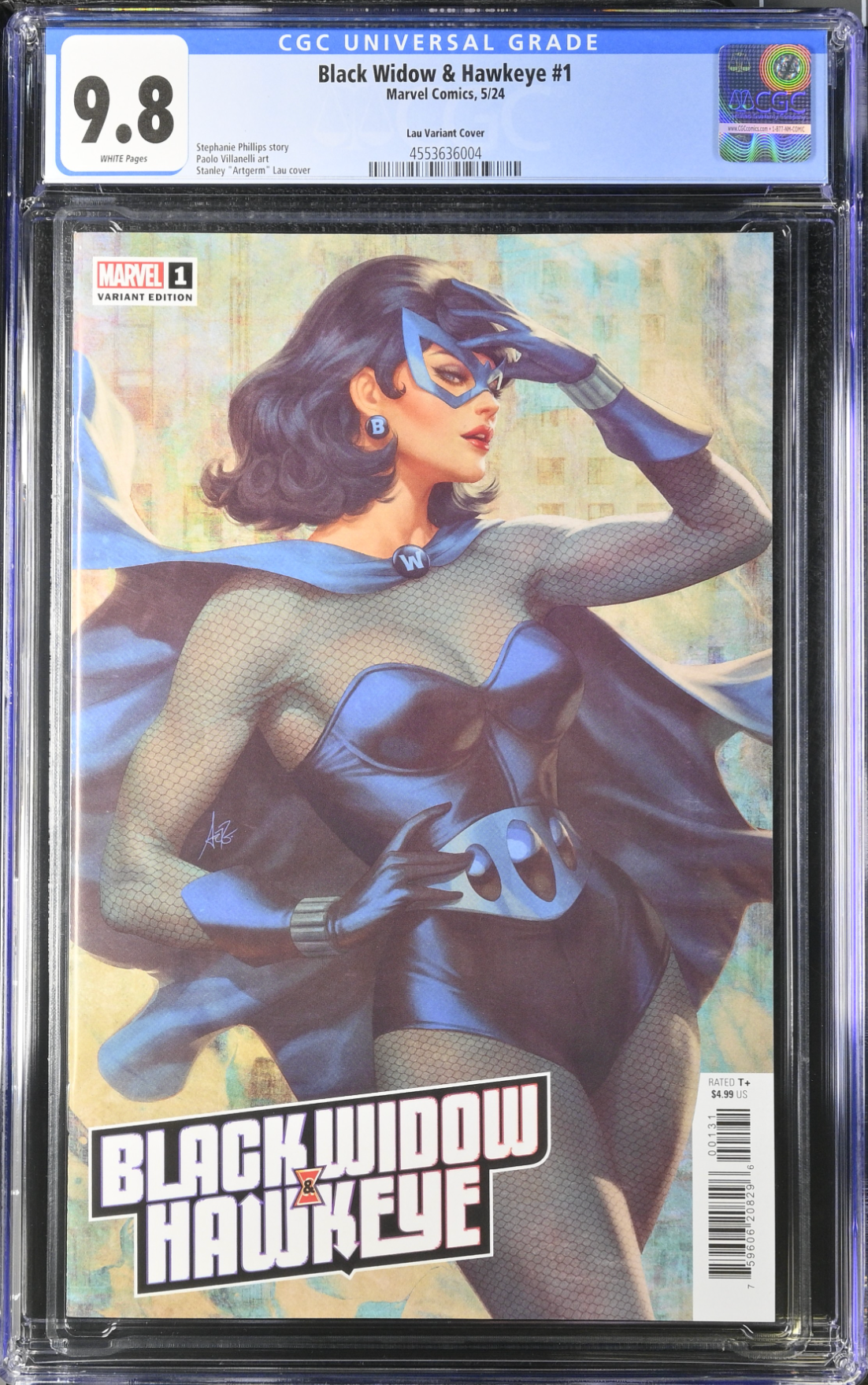 Black Widow & Hawkeye #1 Artgerm Variant CGC 9.8