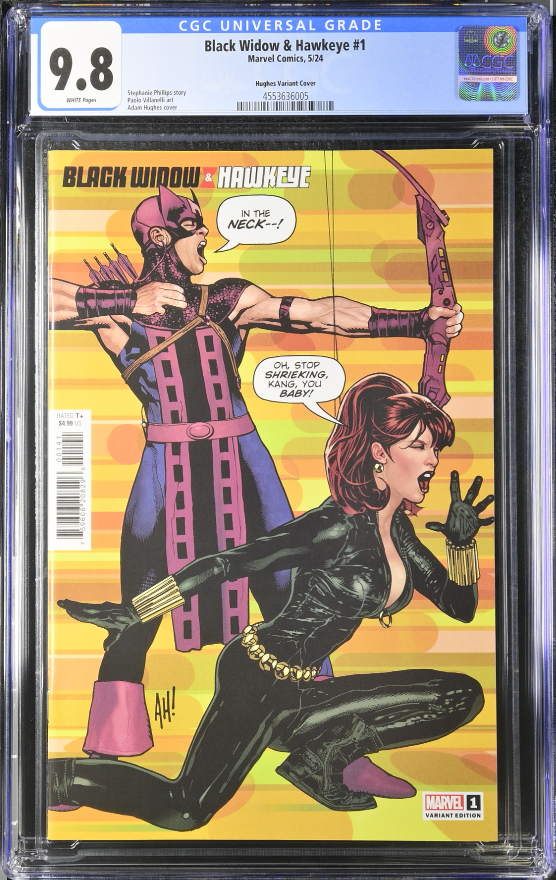 Black Widow & Hawkeye #1 Hughes Variant CGC 9.8