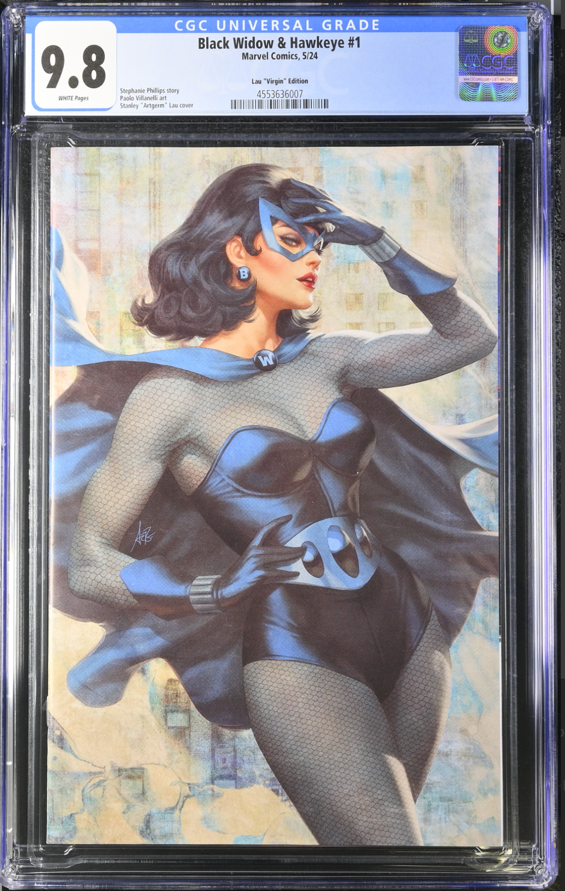 Black Widow & Hawkeye #1 Artgerm 1:100 Virgin Retailer Incentive Variant CGC 9.8