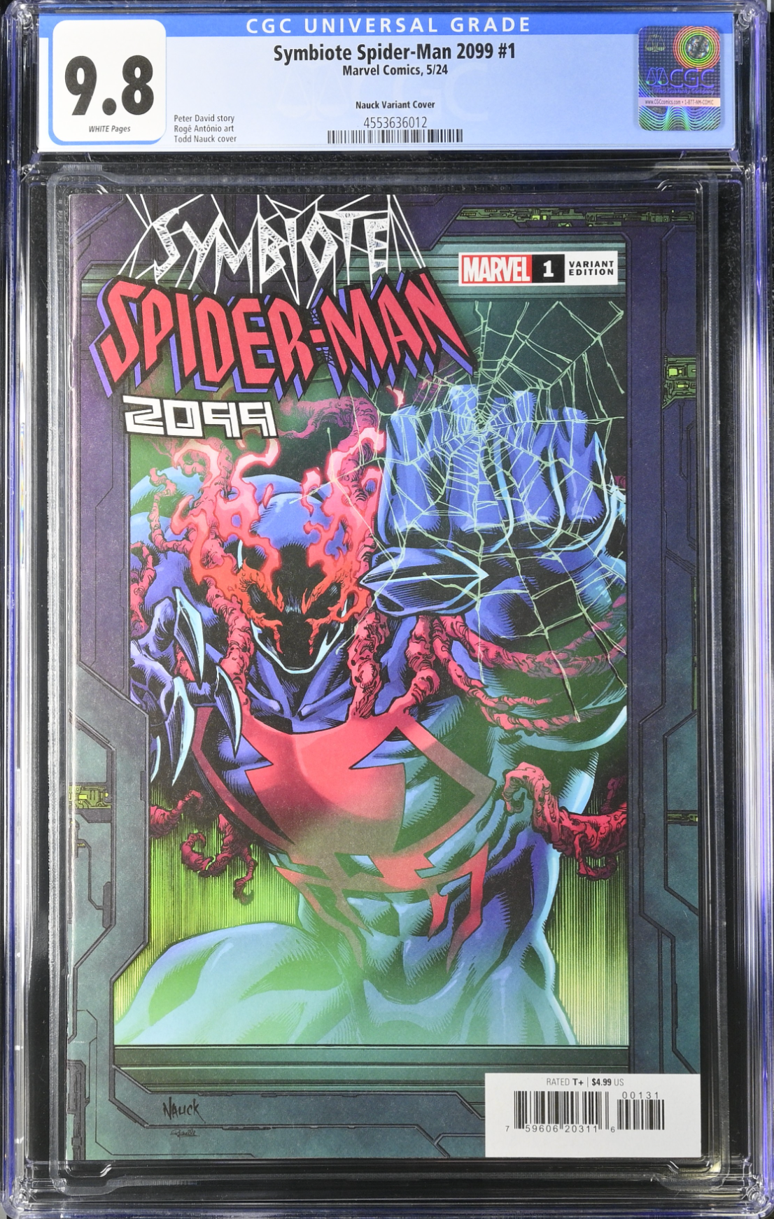 Symbiote Spider-Man: 2099 #1 Nauck Variant CGC 9.8