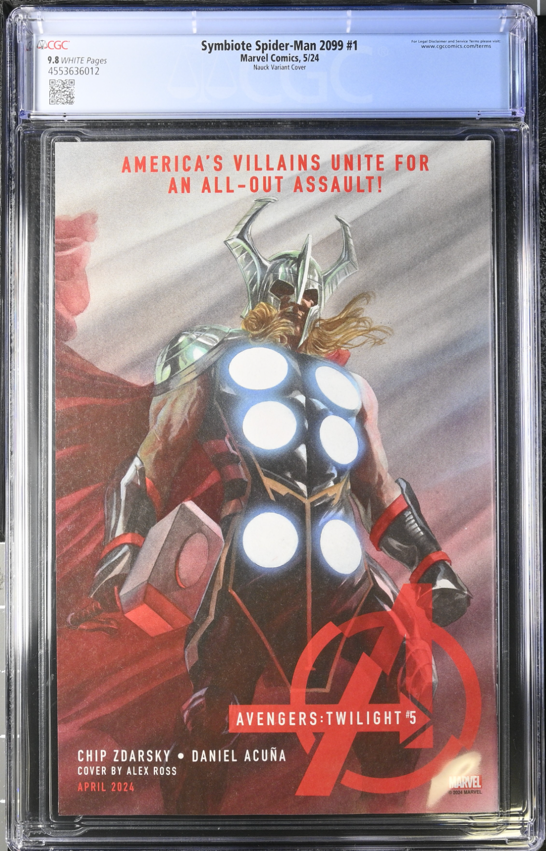 Symbiote Spider-Man: 2099 #1 Nauck Variant CGC 9.8