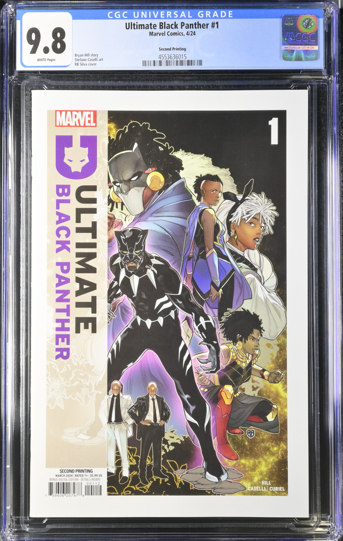 Ultimate Black Panther #1 Second Printing CGC 9.8