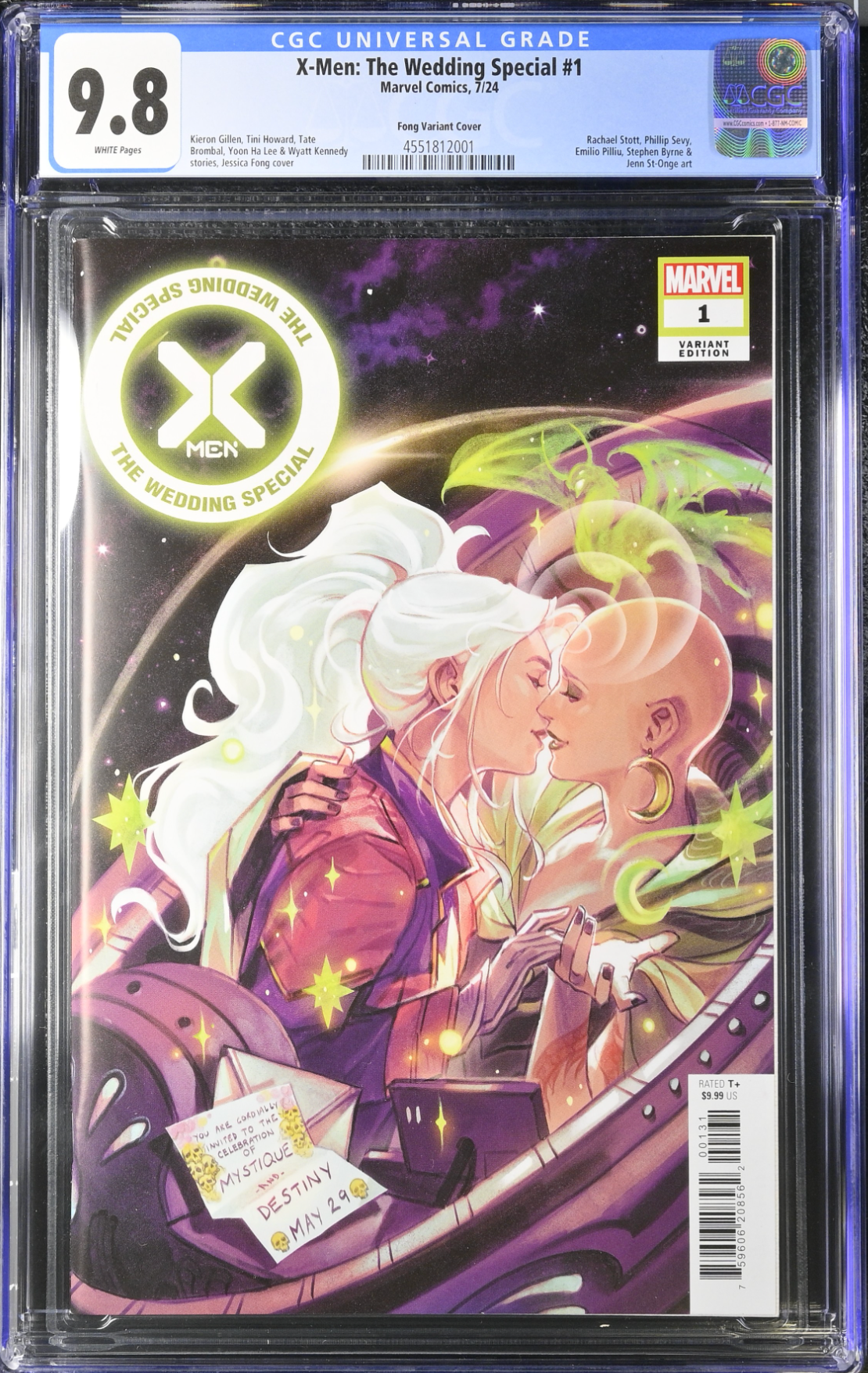 X-Men: The Wedding Special #1 Fong Variant CGC 9.8