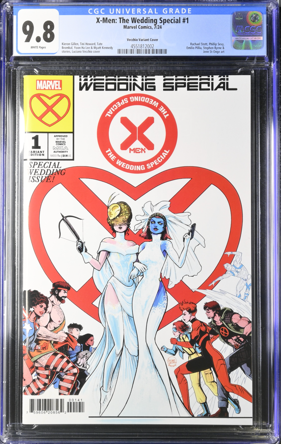 X-Men: The Wedding Special #1 Vecchio Variant CGC 9.8