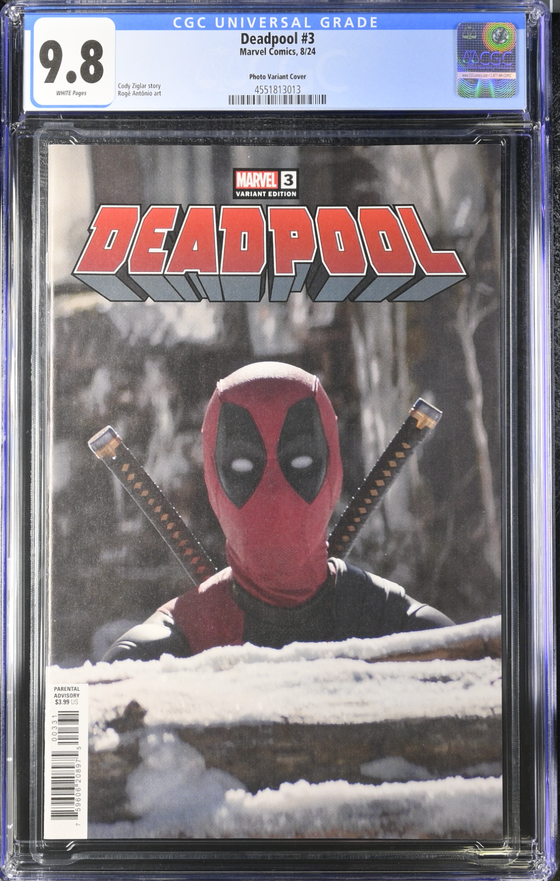 Deadpool #3 Movie Variant CGC 9.8