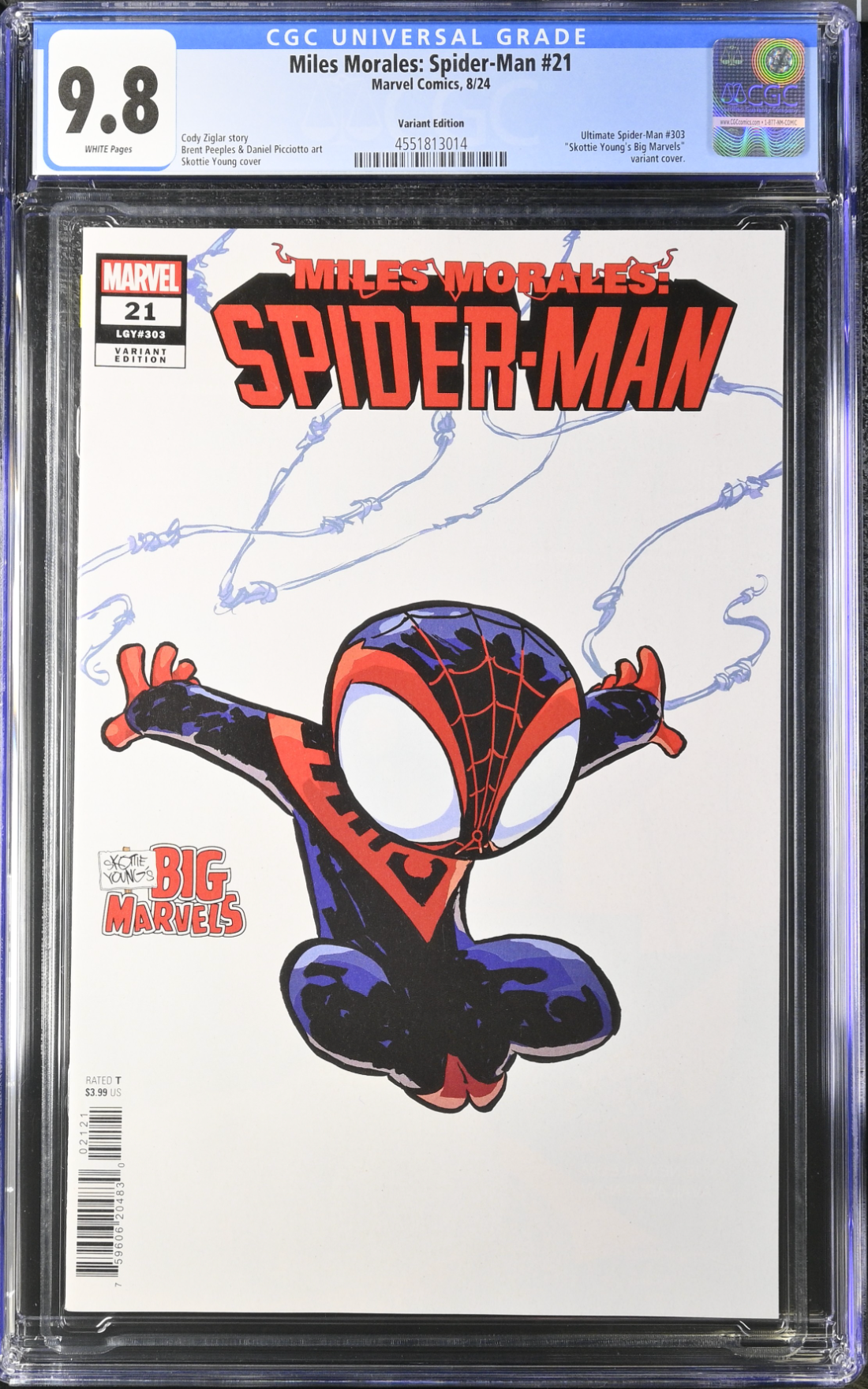 Miles Morales: Spider-Man #21 Young Variant CGC 9.8