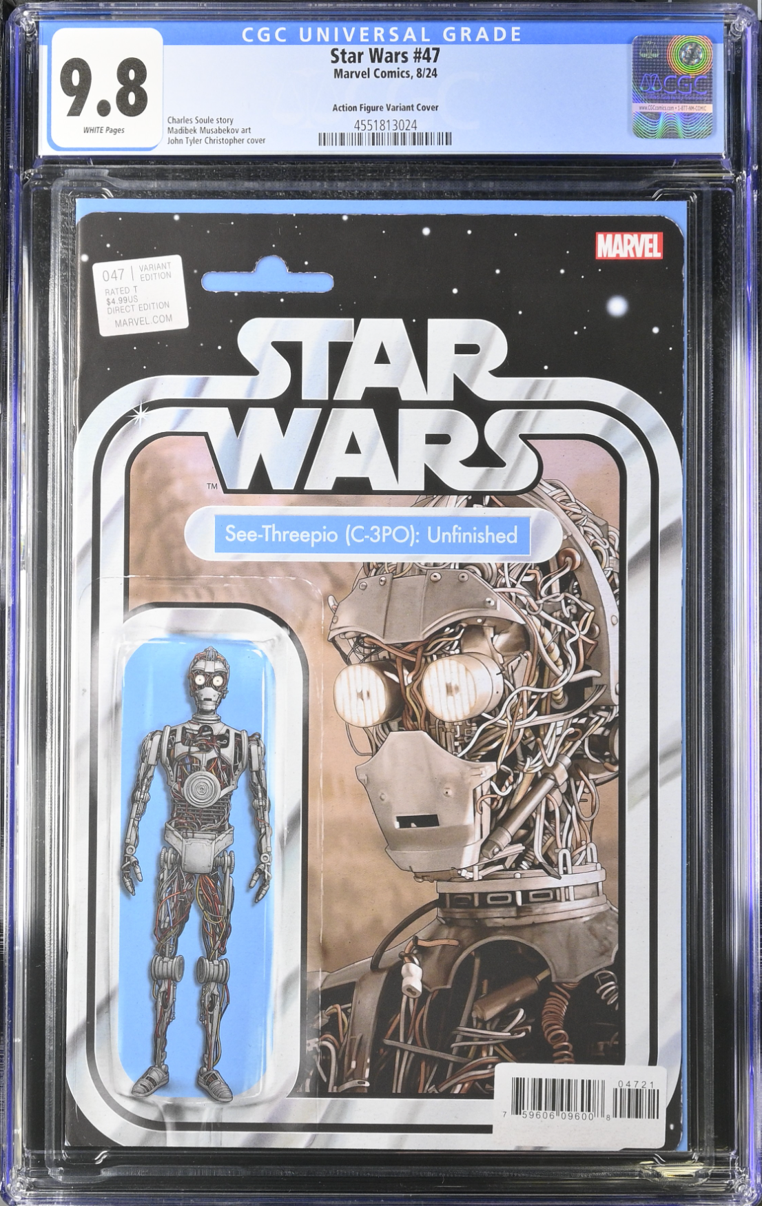 Star Wars #47 Action Figure Variant CGC 9.8