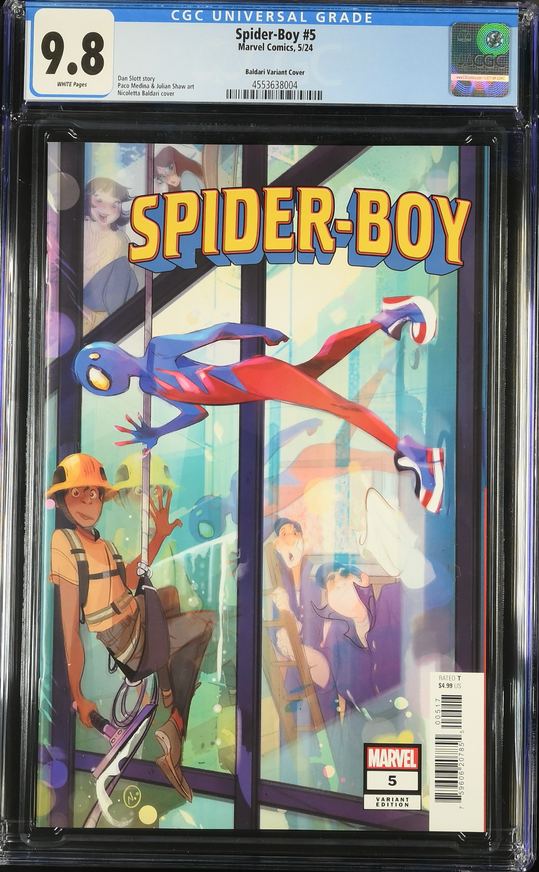 Spider-Boy #5 Baldari 1:25 Retailer Incentive Variant CGC 9.8