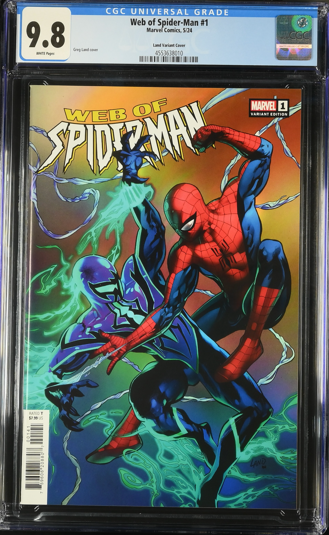 Web of Spider-Man #1 Land Variant CGC 9.8