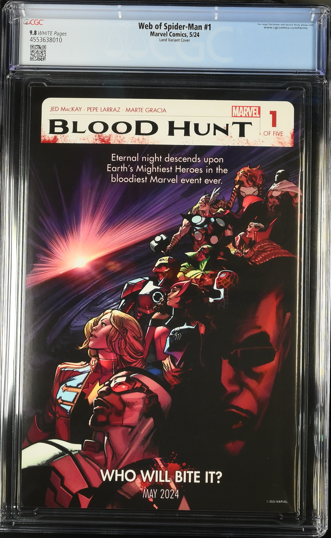 Web of Spider-Man #1 Land Variant CGC 9.8